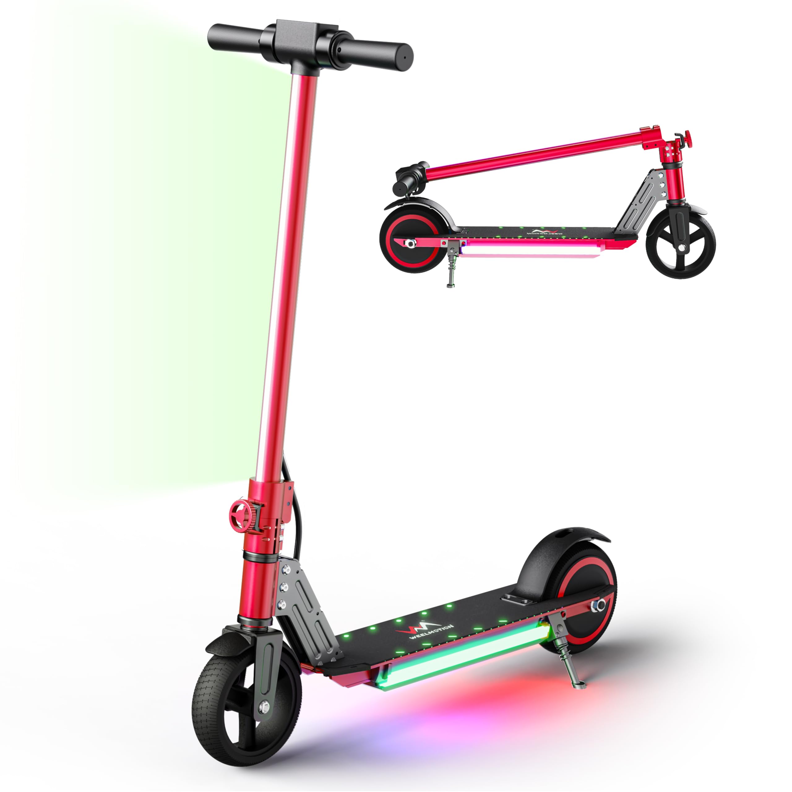 WEELMOTION Red Classic Foldable Electric Scooter