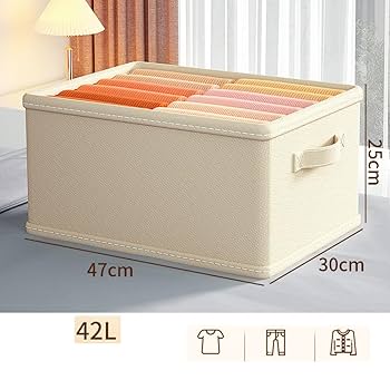 ロエベ　ノベルティ　収納ボックス　小物入れ Amazon｜NJNEW ハンドル付き 収納ボックス 40*25*20 小物収納