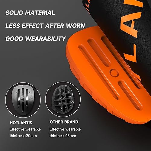 Miniatura 4 de Rodilleras universales para motocicleta, rodilleras en estilo Kendo para carreras o entrenamiento en días de pista o conducción en moto al aire