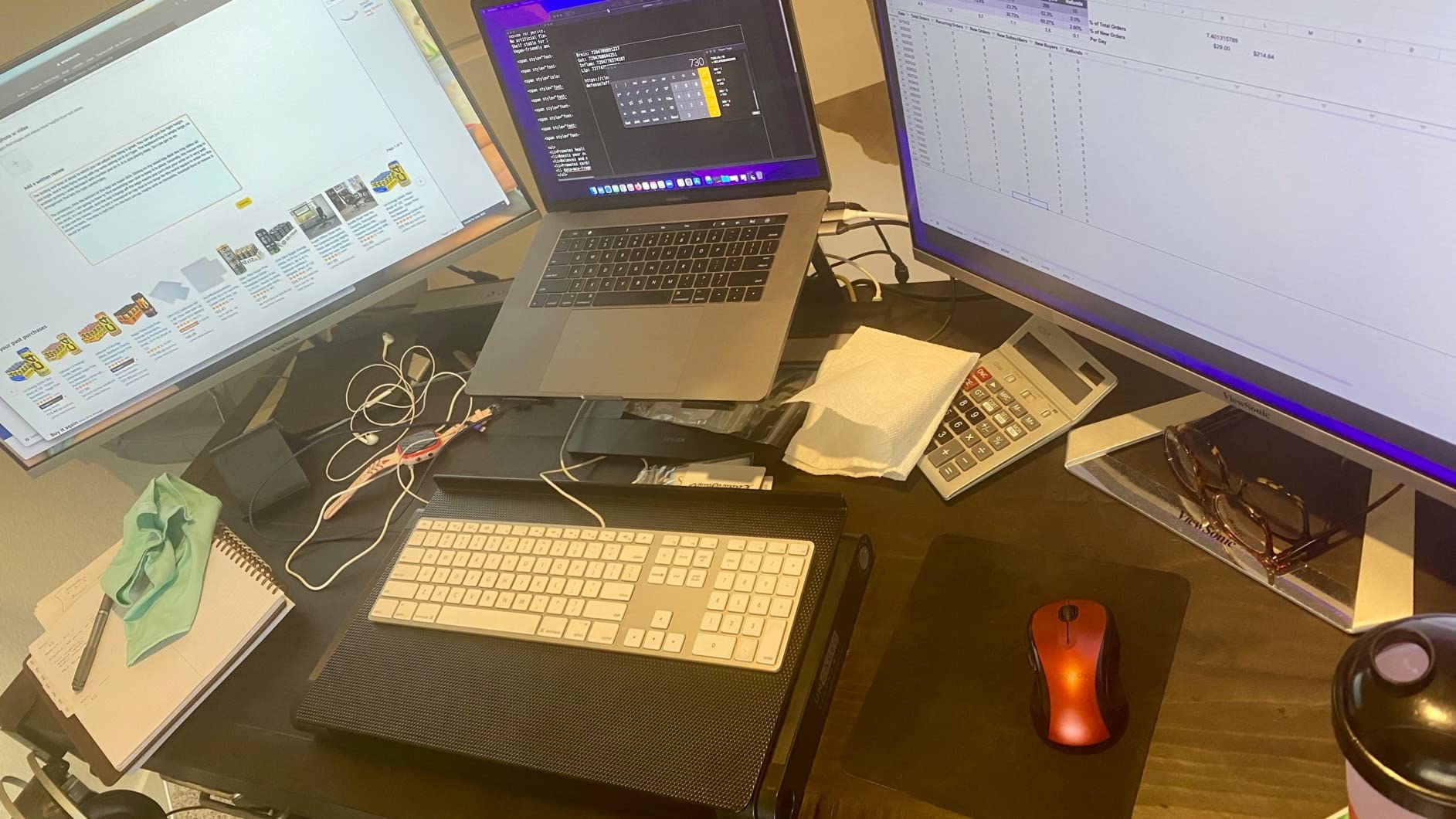 8/mo Finance WorkEZ Keyboard and Mouse Tray ergonomic ondesk riser