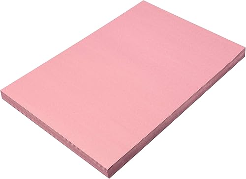 Prang (Formerly SunWorks) - Papel de construcción, rosa, 12 x 18 pulgadas, 100 hojas