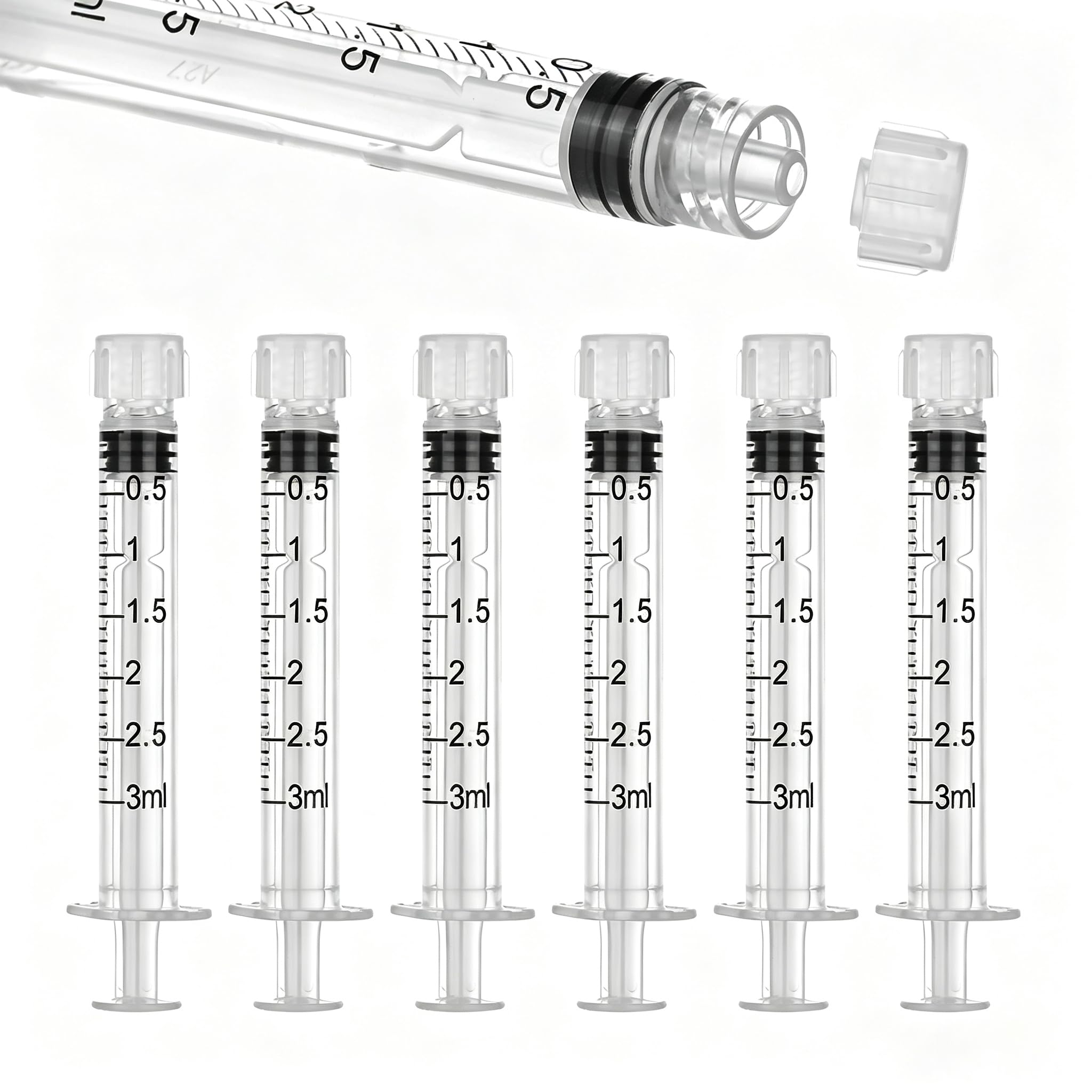 1ml Syringes with 27G 1/2 Inch(13mm), 1cc Luer Lock Syringes, 20 Pack — Amazon image 15