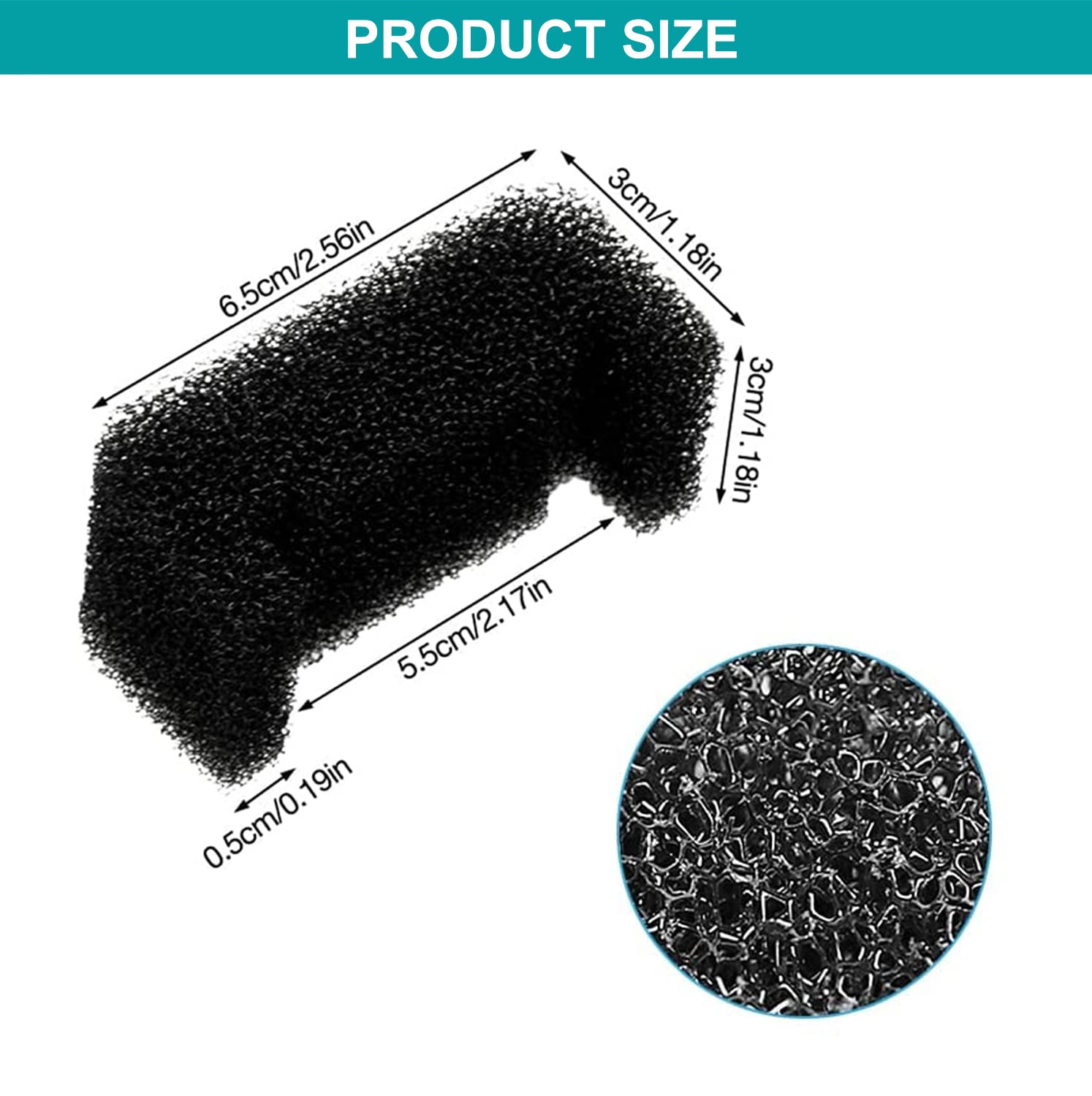 Hantoc 10 Packs Cat Water Fountain Filters - Image 3