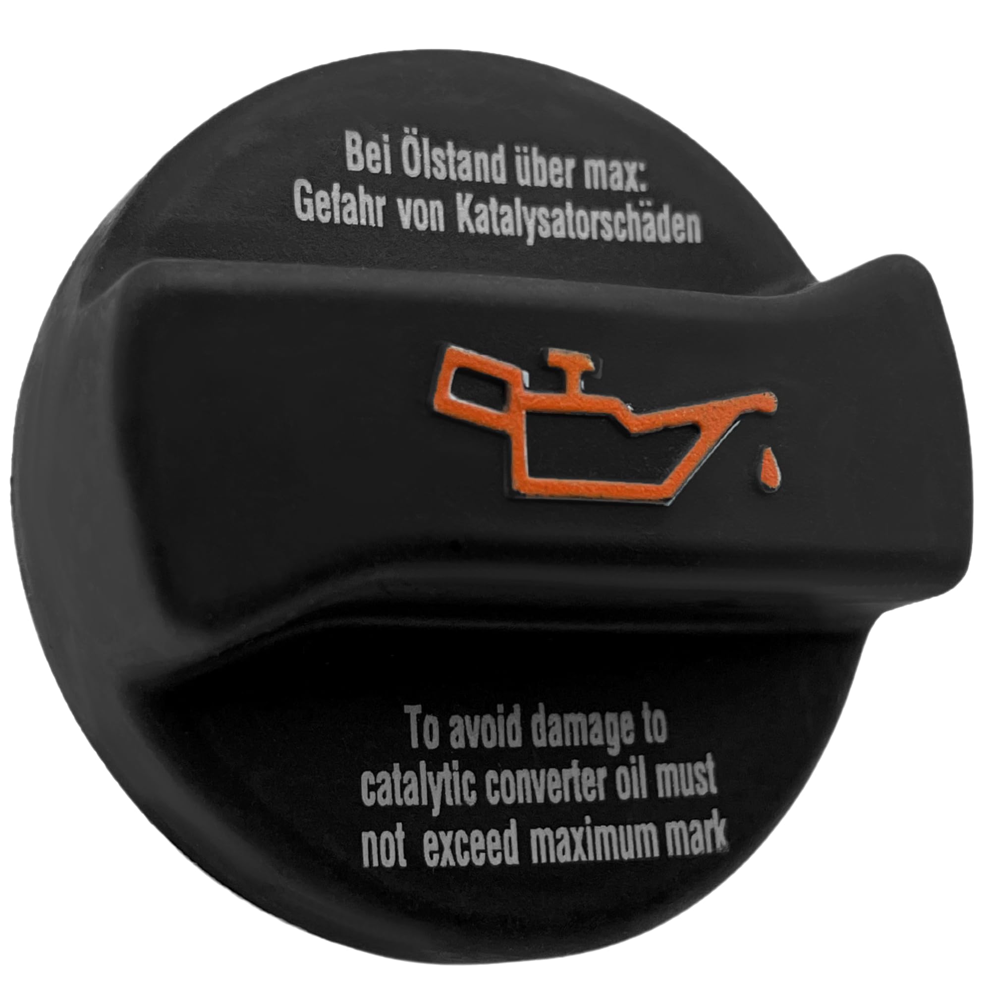 Tappo Olio Motore 04E103485A – In ABS Nero, Per VW Audi Seat Skoda 1.0 1.2 1.4 1.6 TSI
