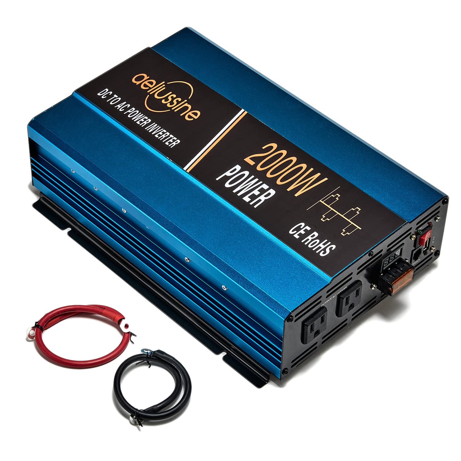 Amazon.co.jp: aeliussine 2000w パワーインバーター 24v~110v 修正