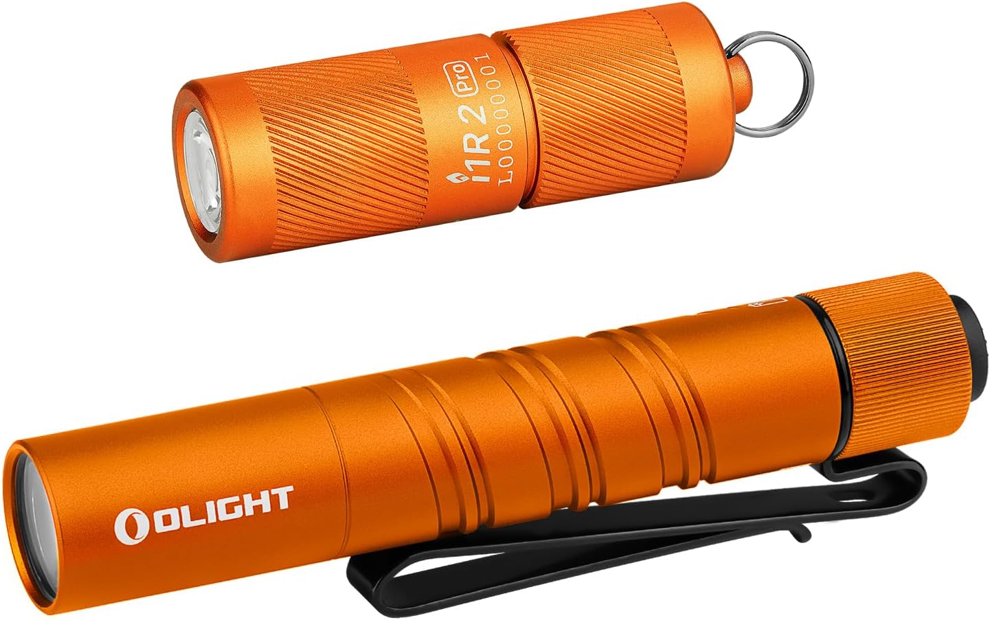 OLIGHT I1R 2 Pro Eos 180 Lumens EDC Rechargeable Keychain Flashlight Bundle I3T 2 EOS Pocket EDC Flashlight, 200 Lumens Compact Bright Handheld Flash Lights