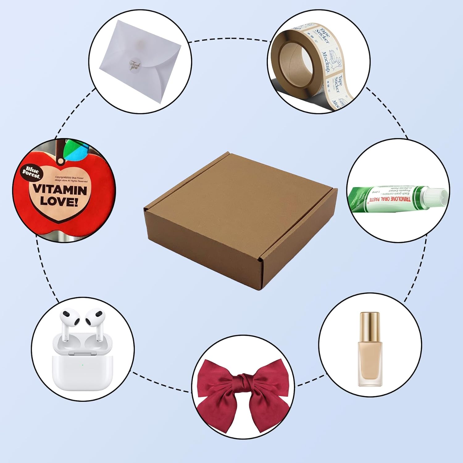 6x6x1.5 inch Small Shipping Boxes 50 Pack, Brown Corrugated Cardboard Mailer Boxes Bulk for Packaging Business Mailing Gift?Mini Mailer Boxes for Packaging Supplies Business Present Brown 6x6x1.5 inch