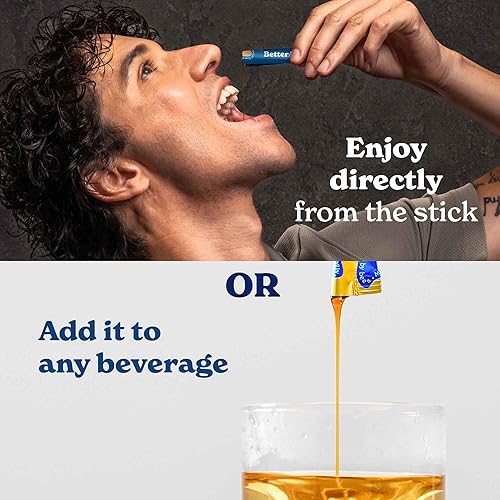 Miniatura 7 de Better Alt KSM 66 Ashwagandha Honey Sticks  Miel orgánica multiflora del Himalaya  Ayuda a promover la relajación, la concentración  Suplemento