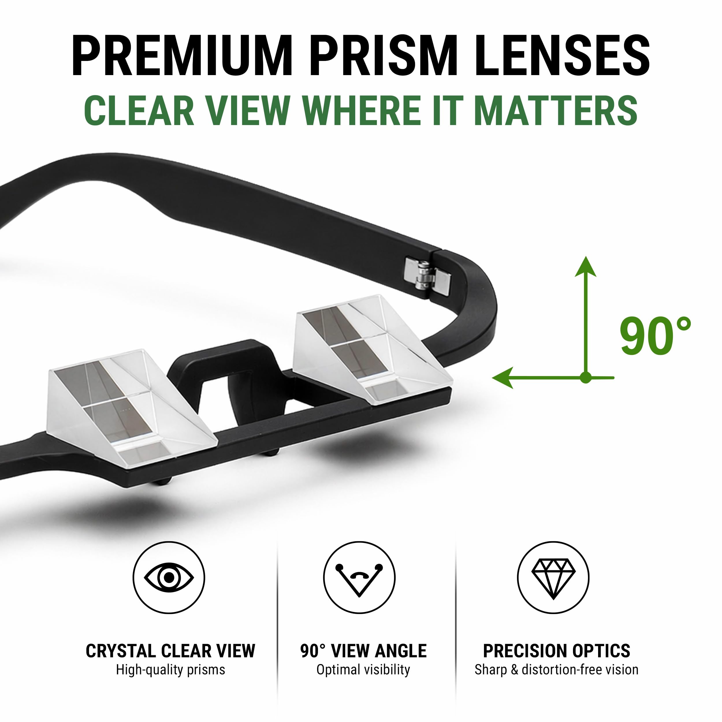 Climbing Belay Glasses Gafas de escalada para asegurar con prisma ligeras resistentes