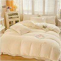 Vista 3 de Bed, Bedding Set Soft Double Duvet Cover Set with Sheets Comfortable Breathable Bedding Sets