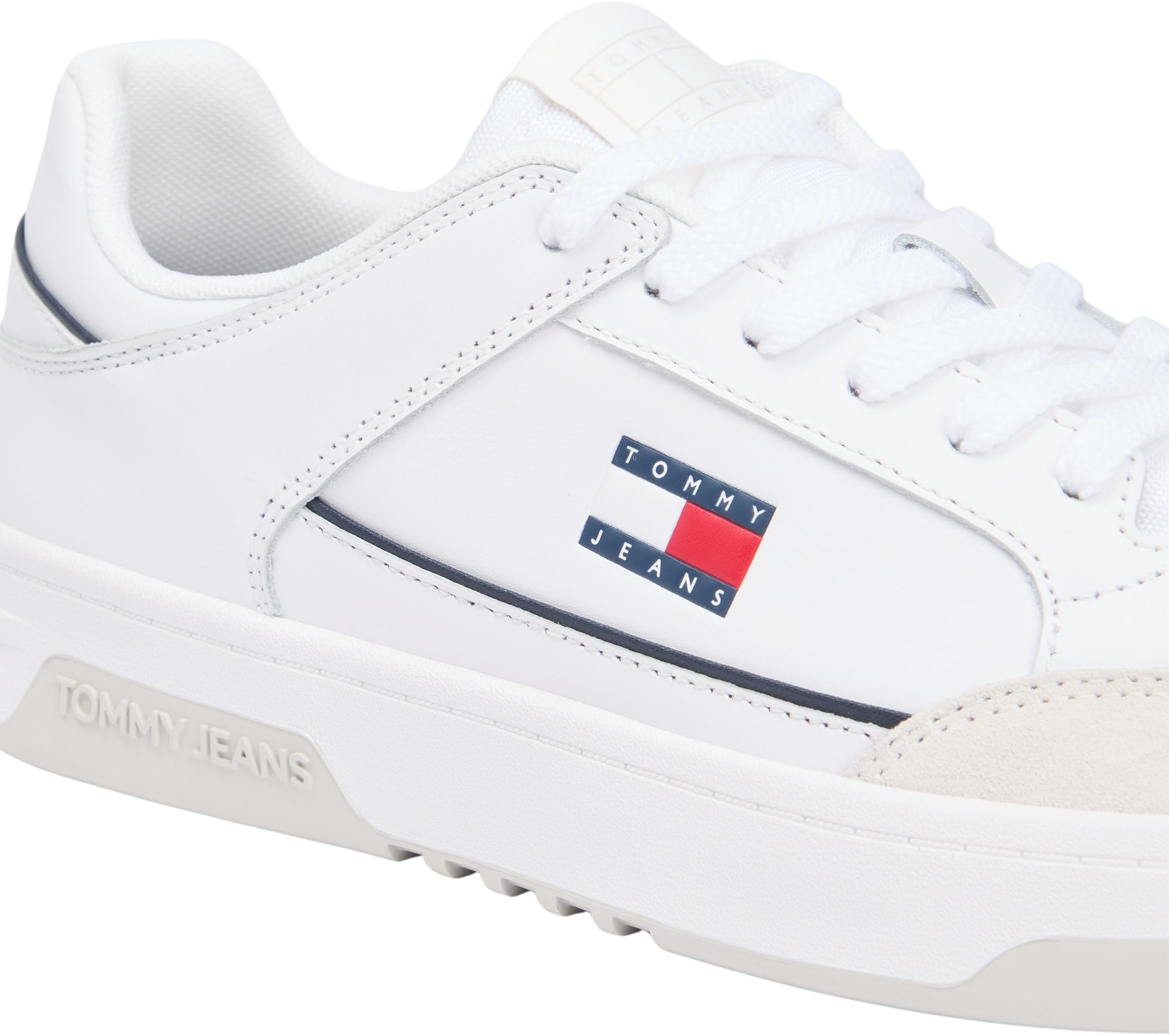 Tommy Jeans Tjm Cupsole Leather Em0em01660, Basso Top Uomo