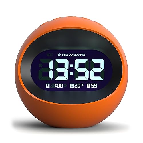 NEWGATE® Centre of The Earth réveil | Horloge LCD numérique