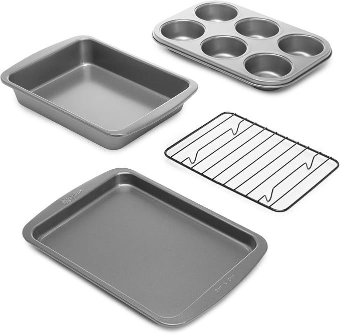Ecolution Non-Stick Toaster Oven Bakeware Set 4-Piece