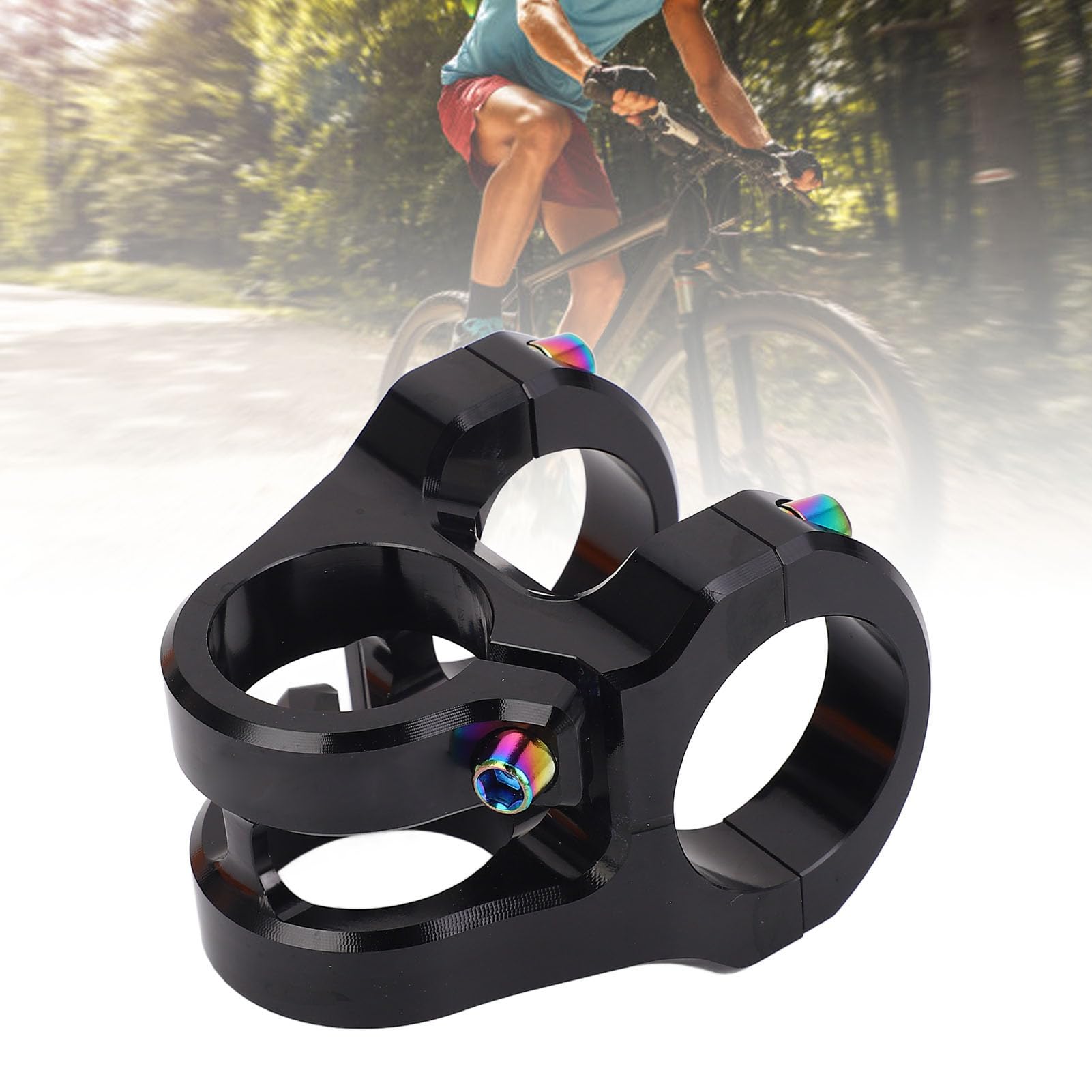 Wspornik rowerowy Lekki, krótki wspornik kierownicy ze stopu aluminium Kolarstwo górskie