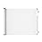 Retractable Baby Gate Perma Child Safety 33 Tall x 71 Wide, Mesh, for Stairs, Doorways, Dogs, Pets, Indoor, Outdoor, One-Handed Operation, Locking, Easy Install, Hardware Mount, White