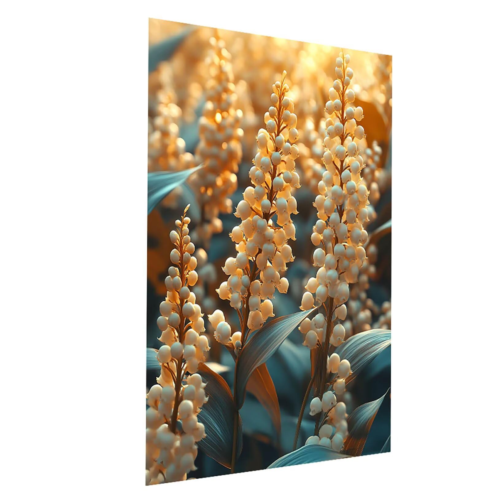 Malowanie po numerach dla dorosłych i dzieci, kwiat, malowanie po numerach dla dorosłych farbą akrylową i pędzlami, kolorowe płótno do malowania, 100 x 137 cm, materiały plastyczne do dekoracji pokoju