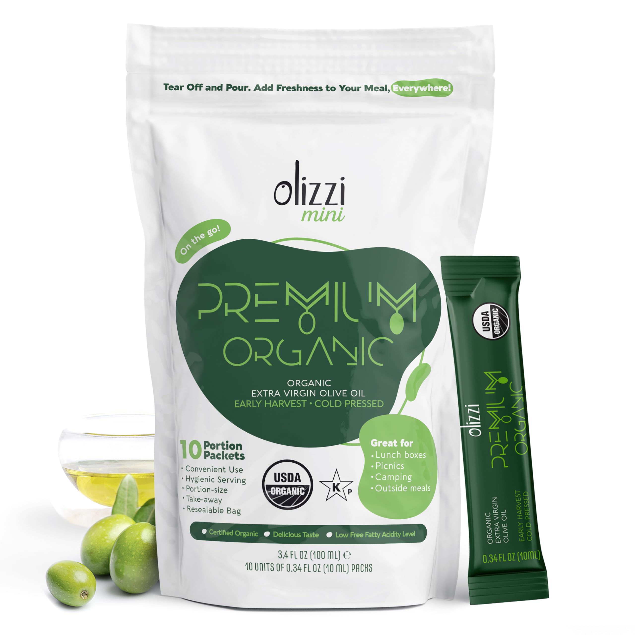 Amazon.com : Olive Oil Packets - Olizzi Premium Organic Extra