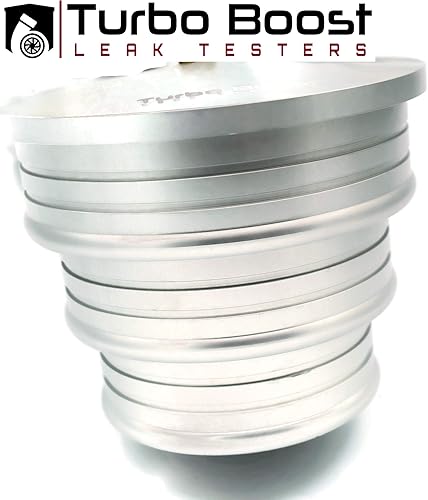 Miniatura 5 de Charge Air Cooler CAC Boost - Probador de fugas de 4 pulgadas, 3.5 pulgadas, 3 pulgadas, escalones - aluminio sólido 6061 - ranuras y cuentas