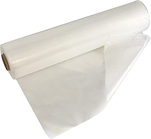 HFS (R Película de plástico para invernadero, película de polietileno transparente, 6 mil 4 años, anti-UV (20 x 25 pies)