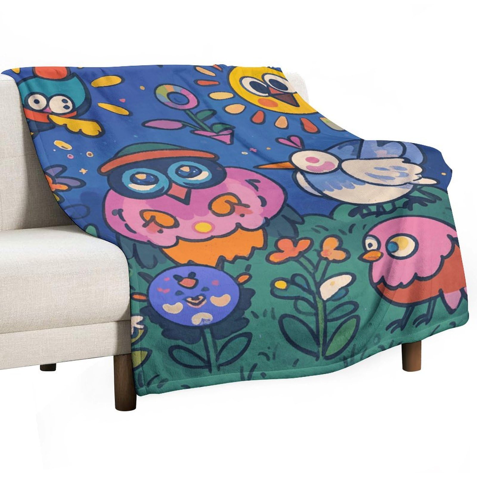 Couverture en flanelle douce anti-froid légère 167 x 228 cm voyage