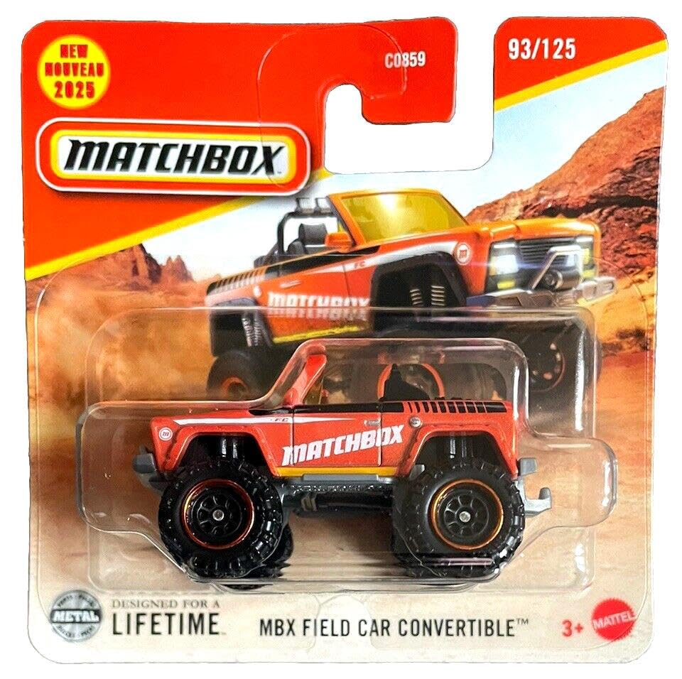 C0859 Matchbox 1:64 Single Cars MBX Field Car Convertible - JBR03