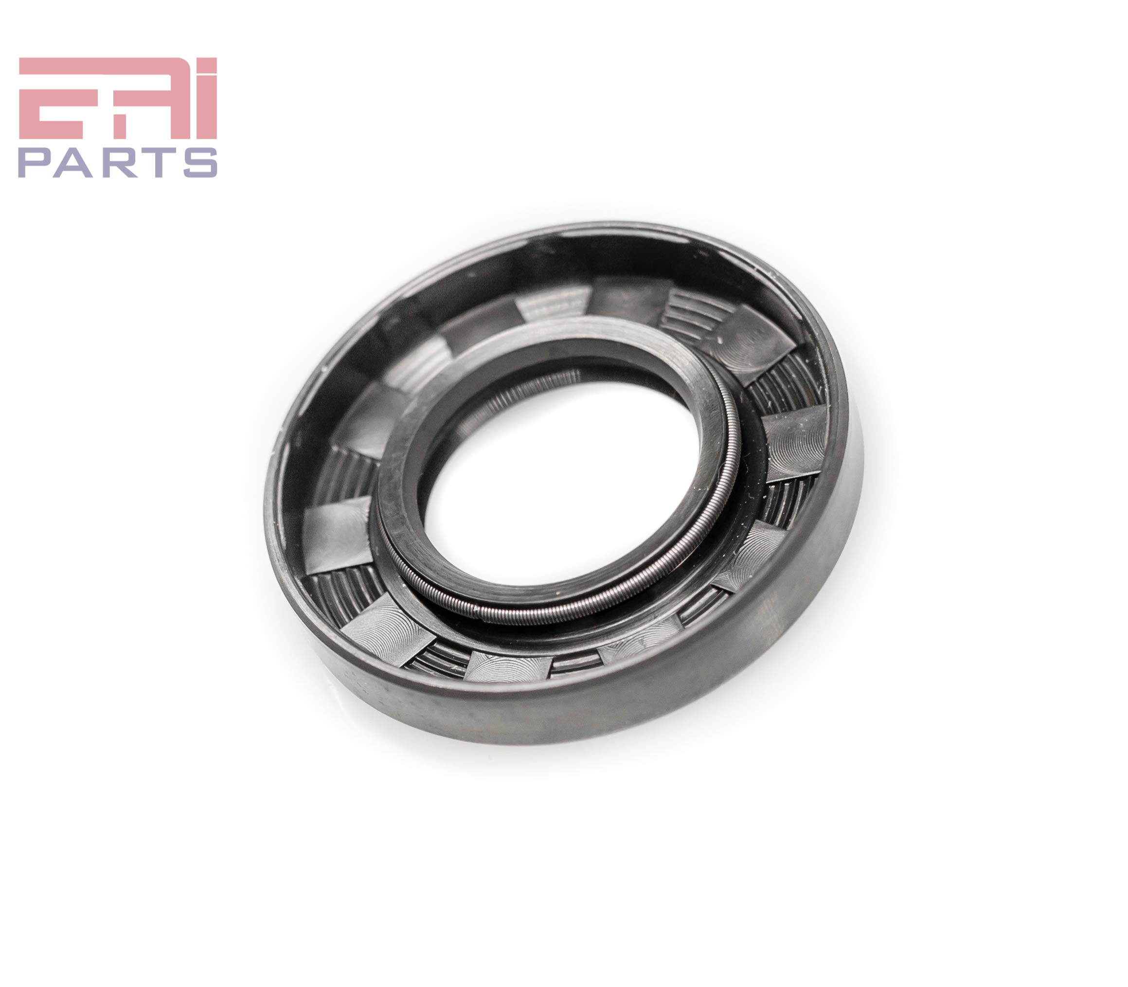 EAI 32mm X 62mm X 10mm TC Double Lip Oil Seal - Nitrile Rubber With Spring, Metal Case - View #6