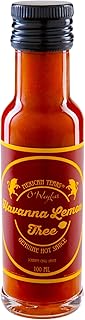 Mexican Tears® - Havanna Lemon Tree, scharfe Sauce aus Chili & Meersalz, perfekt als Grill-Zubehör für BBQ Sauce, Pulled Pork & zum Aufpeppen von Burgern [100ml Chilisauce]