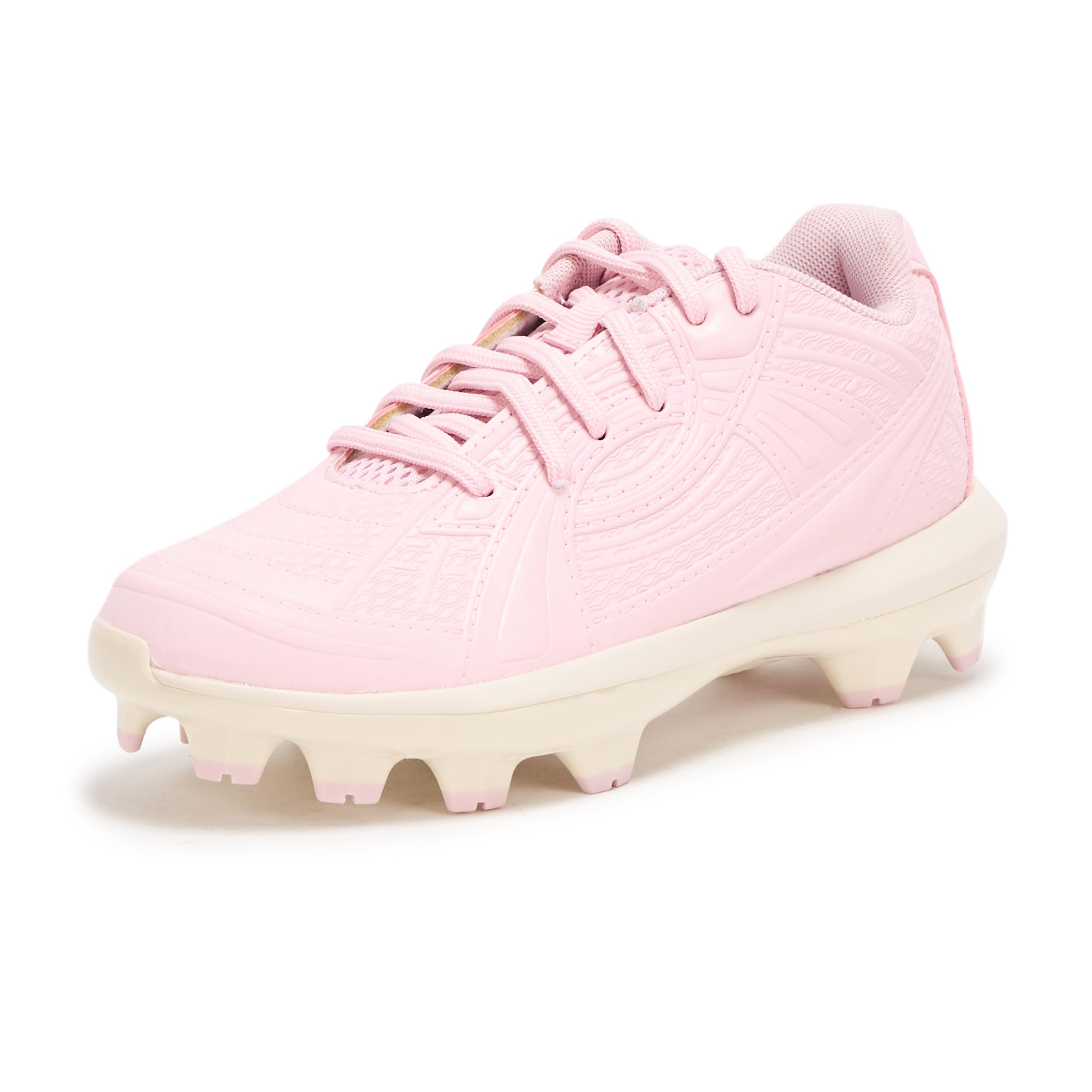 Under Armour Girls' Glyde Sola TPU Jr Softball Cleats, (647) Prime Pink/White/Prime Pink, 5 Big Kid-image-10