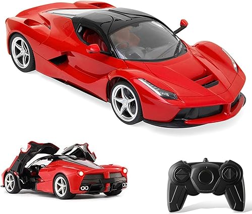 Coche de carreras a control remoto, 2.4Ghz de alta velocidad para niños, escala 1:16, eléctrico, deporte, carreras, hobby, modelo de vehículo para