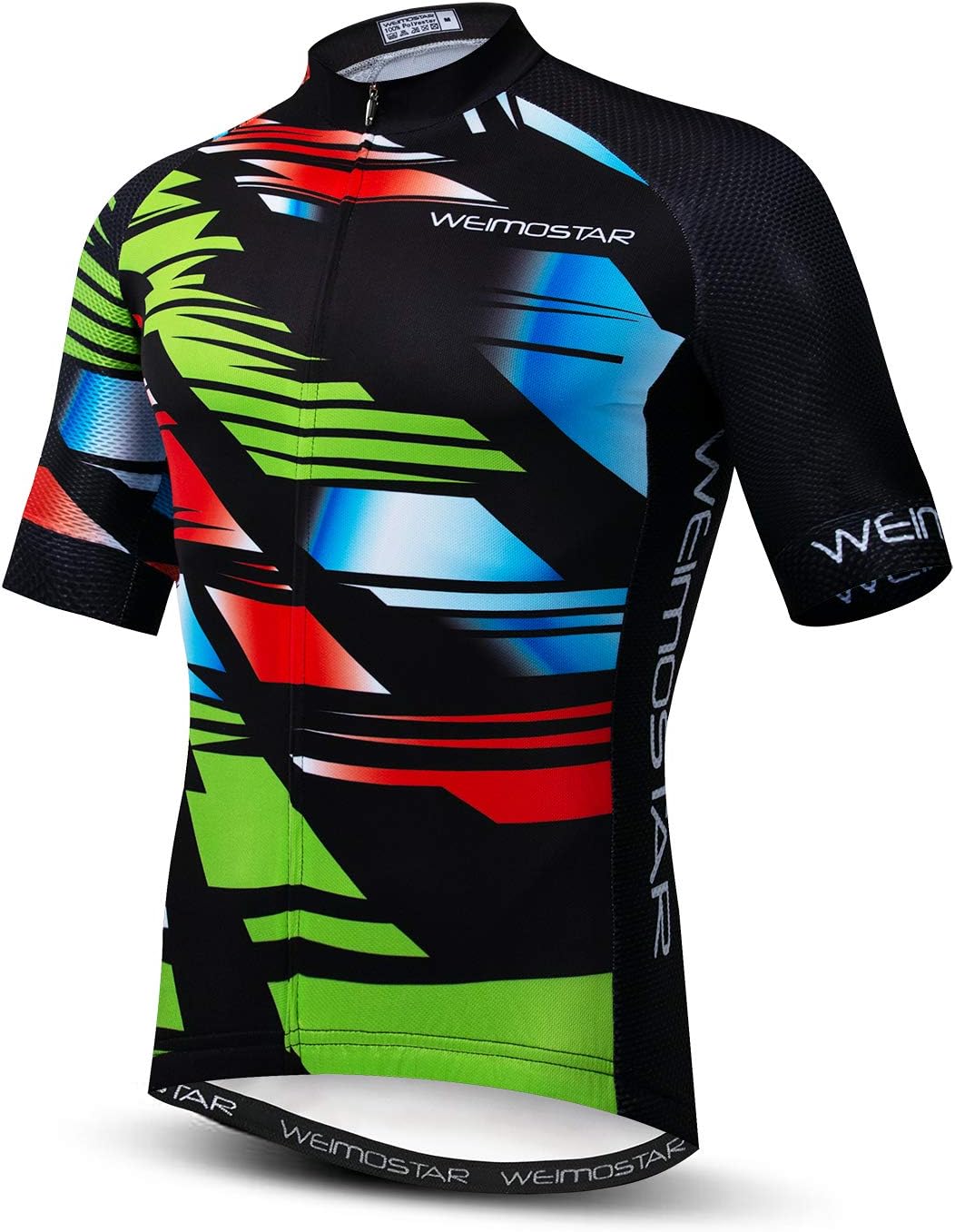 New Pro Full Zipper Men's Cycling Jersey Short Sleeve Riding