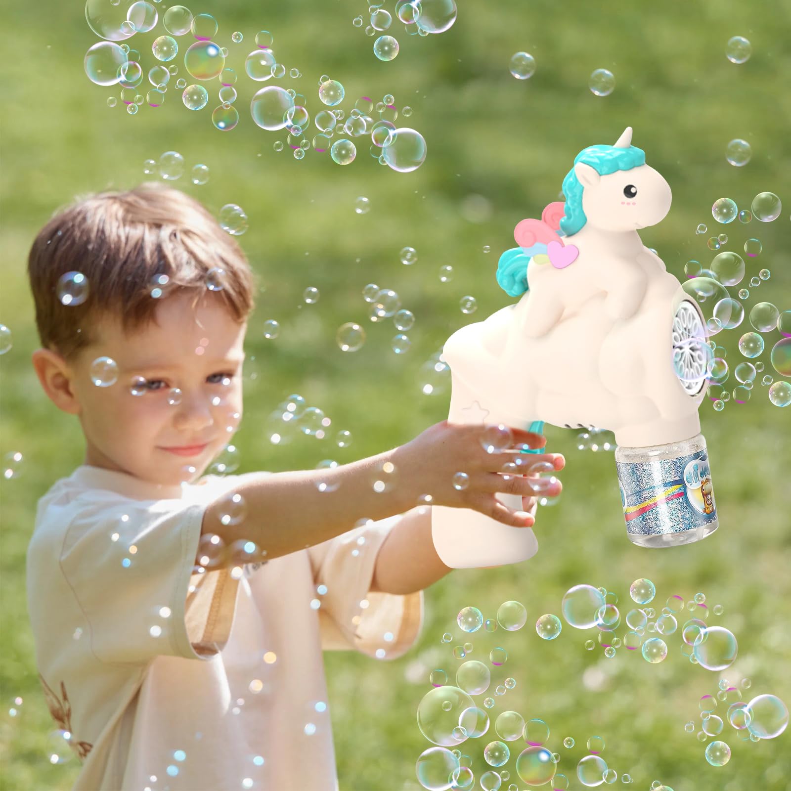 Pistolet à bulles automatique dinosaure à 6 trous pour enfants, avec lumières, pour extérieur, mariage, fête, jeux, cadeaux  26