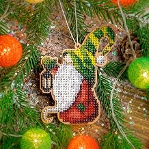 Wizardi Set for Embroidery with Beads on Wood FLK-502 Wonderland Crafts