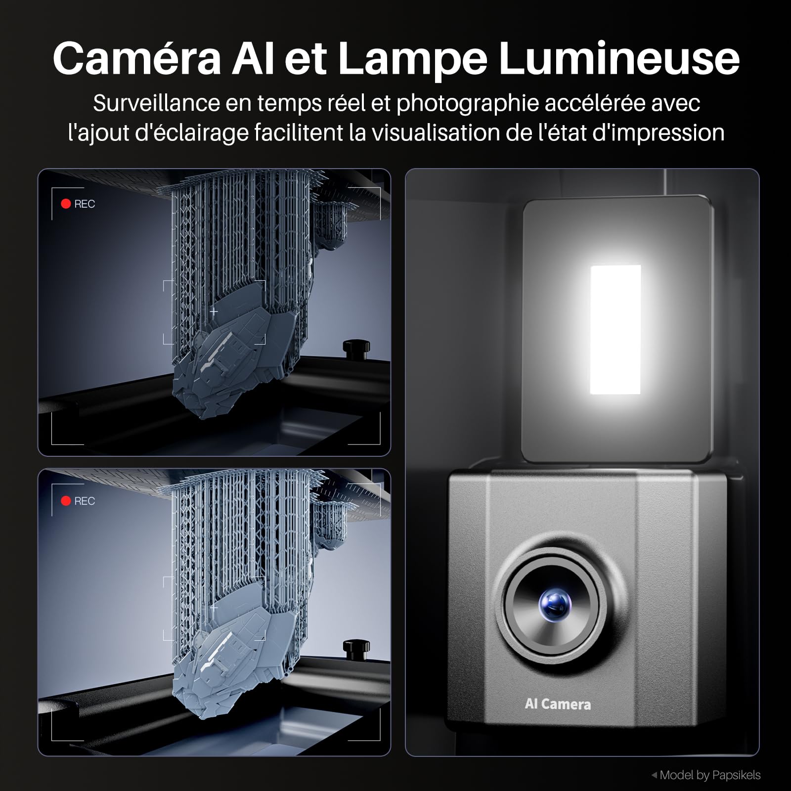 ELEGOO Saturn 4 Ultra Imprimante 3D Résine 16K MSLA, Chauffage de Réservoir Intelligent, Impression à 150mm/h, Caméra AI avec Éclairage, Wi-FI Intégré, Grand Format d'impression 211,68×118,37×220mm³