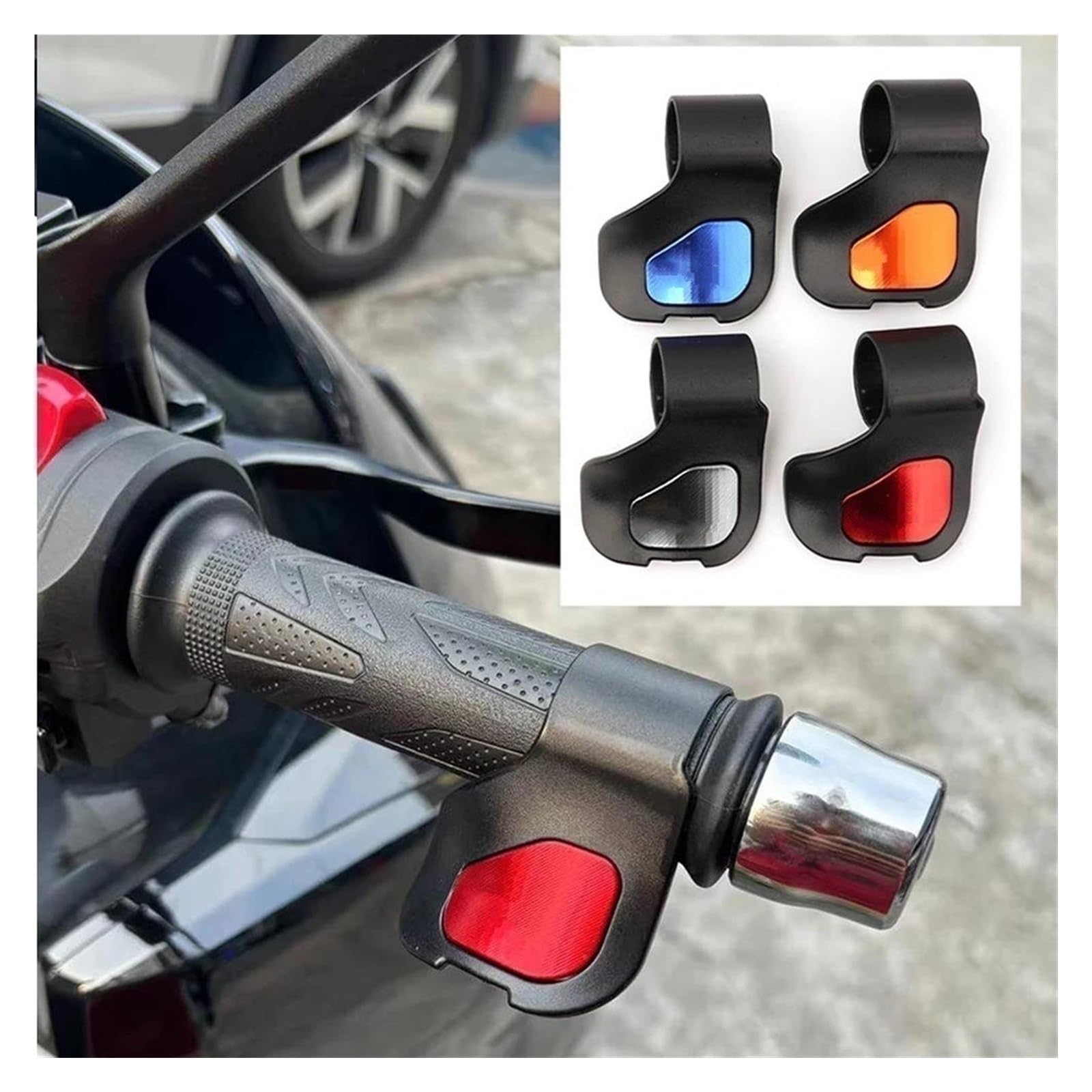 Clip De Rehausseur D'accélérateur pour Moto, Accessoires De Guidon, Économie De Travail pour Yamaha XJR1300 XJR 1300(Noir)