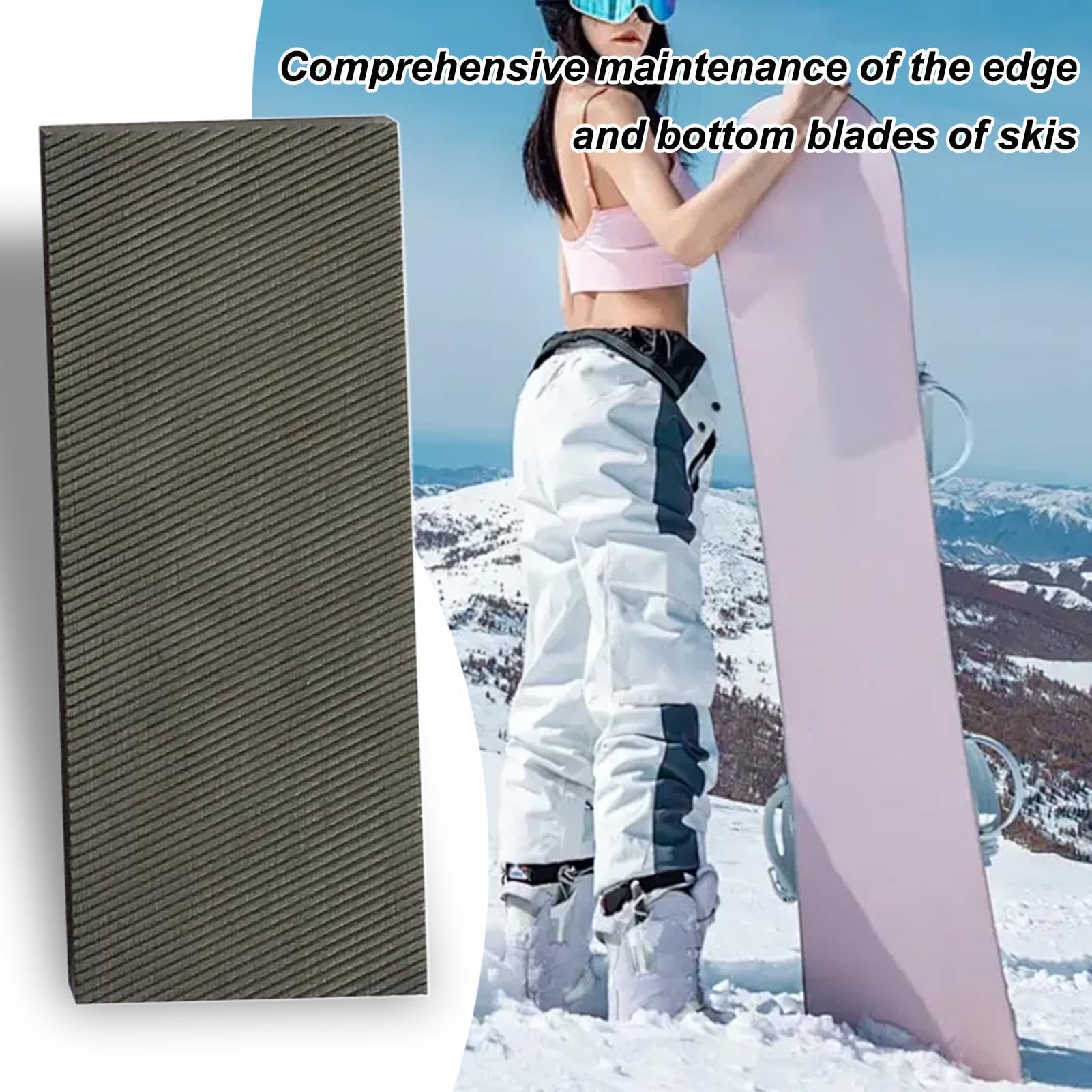 Lime de coupe de snowboard – Aiguiseur de bord latéral de ski 7 x 2,8 cm, largement utilisé | Outil de coupe à 11 dents avec règle d'angle de haute précision, lime de réglage des bords de ski pour des