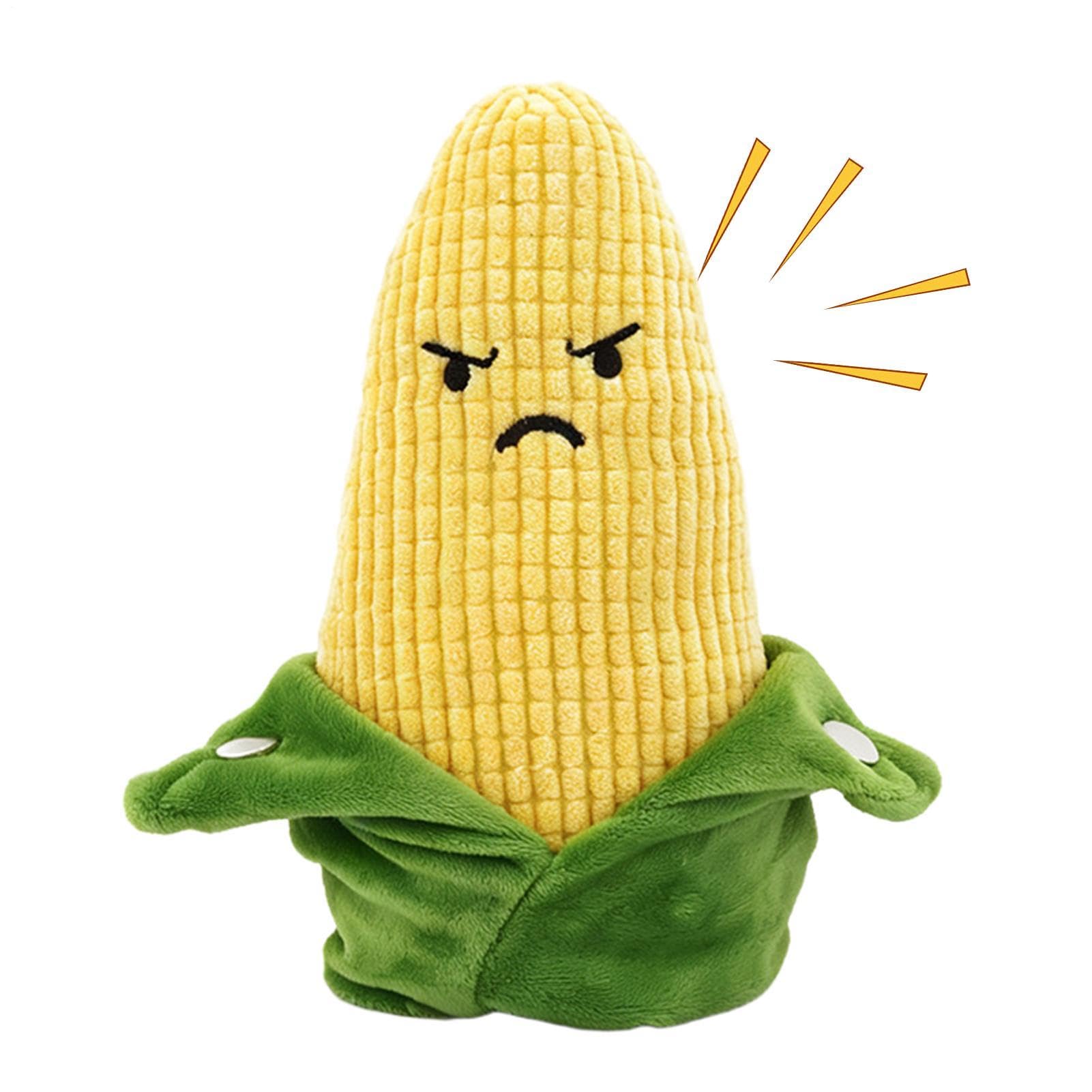 Interactive Music Plush Toy - Cute Sensory Touch Sensing Stuffed Corn