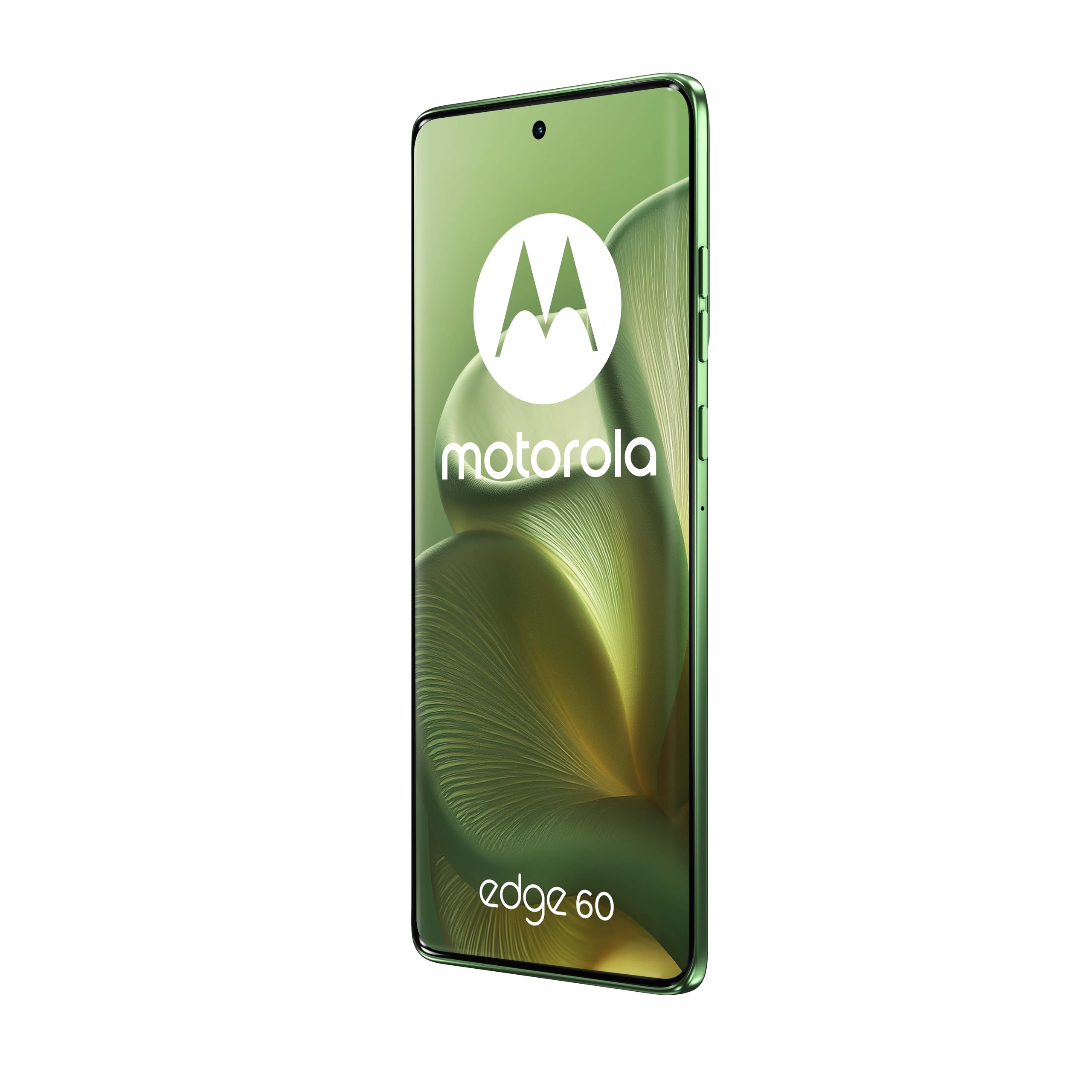 Motorola Edge 60 mit Moto AI (8/512 GB, Kamera 50 + 50 + 10 MP, Selfie 50 MP, Display 6,67 Zoll POLED 120 Hz, MediaTek Dimensity 7300, Akku 5100 mAh, Ladung 68 W, Android 15), Shamrock