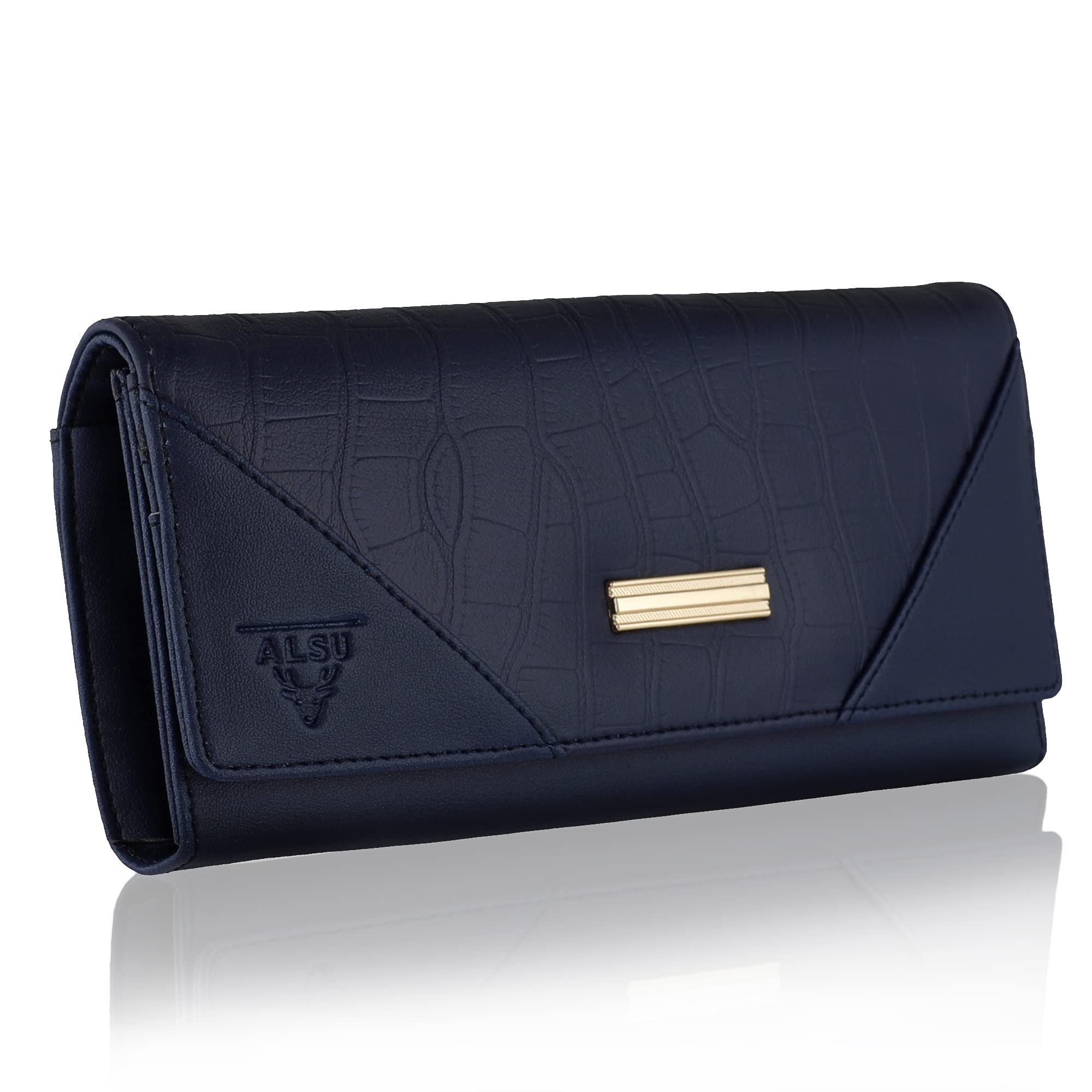 ALSU Faux Leather Women Purse(blue) (B09WG1FMHS) Amazon Price History, Amazon Price Tracker