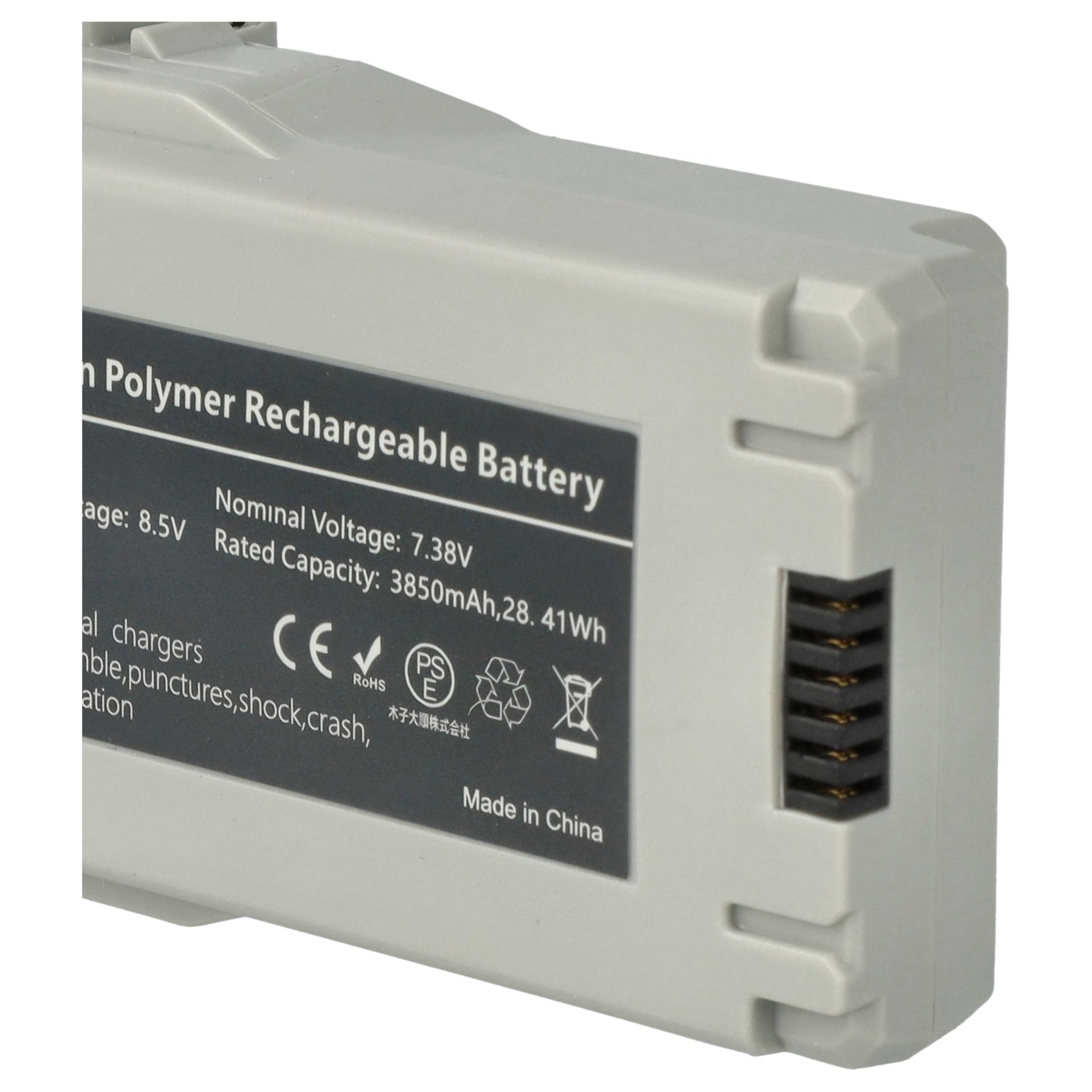 vhbw batteria compatibile con DJI Mini 3 Pro, Mini 3, Mini 4 Pro drone quadricottero multicottero (3850mAh, 7,4V, Li-Poly)