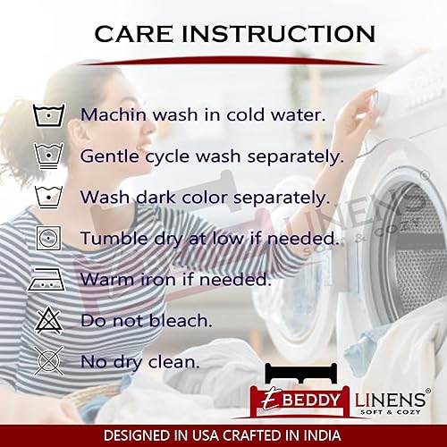 Miniatura 6 de eBeddy Linens Funda de edredón de 3 piezas de algodón egipcio ultra sedoso y suave de 800 hilos, tamaño King de Alaska, 132 x 120 pulgadas, cierre