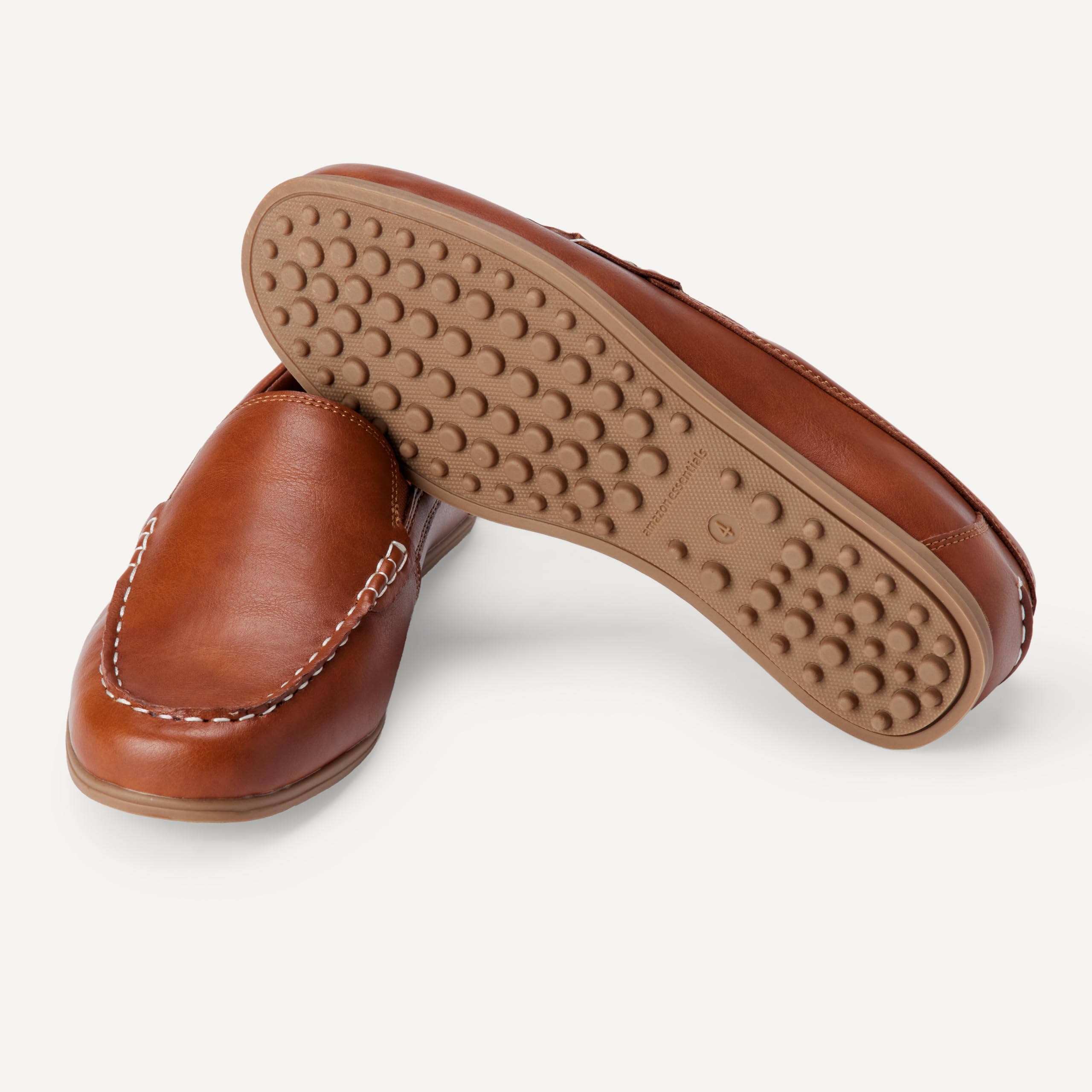 Amazon Essentials Boys' Slip-On Moc Toe Loafers with Memory Foam — view 6
