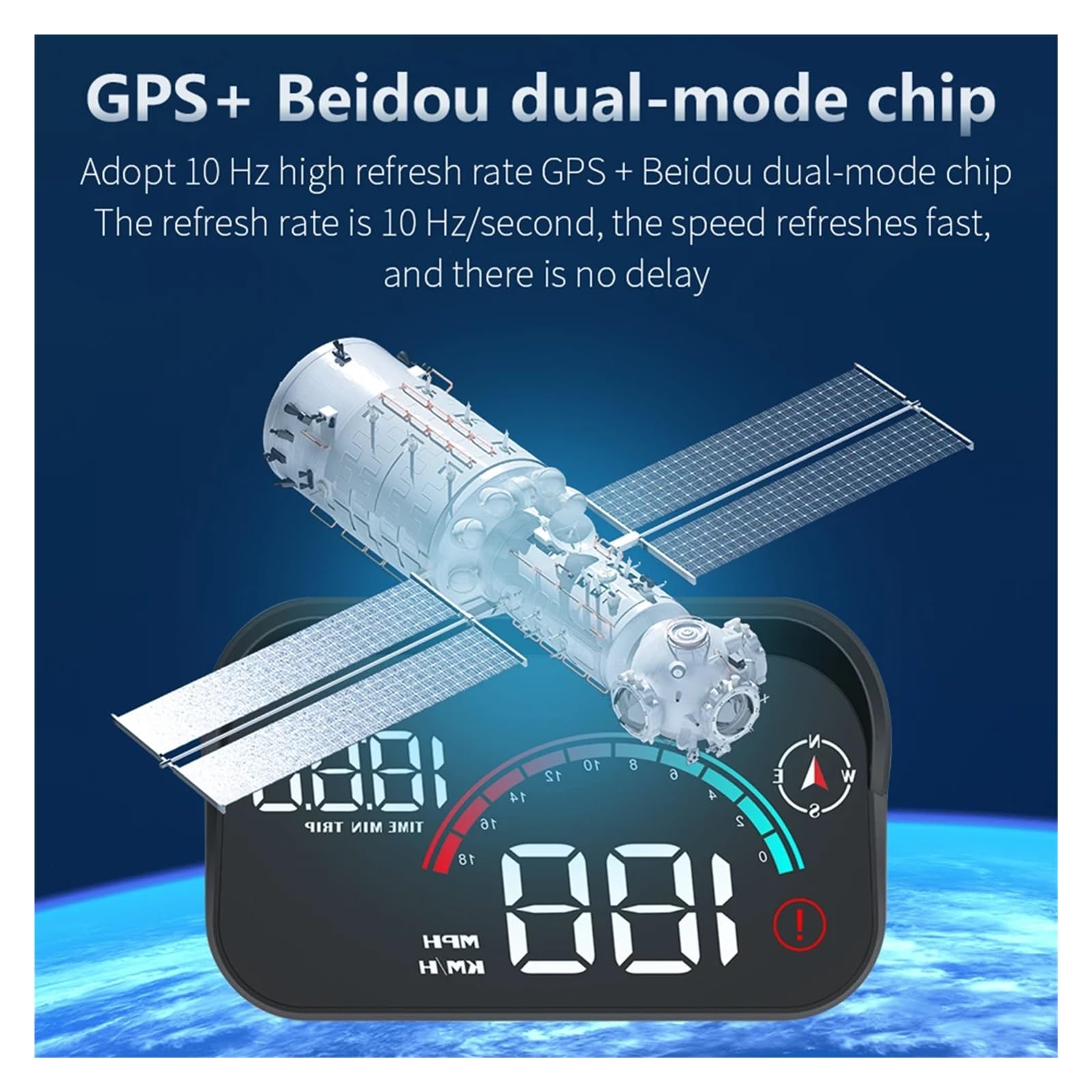 M22 Auto Head-Up Display Snelheid RPM MPH HUD GPS