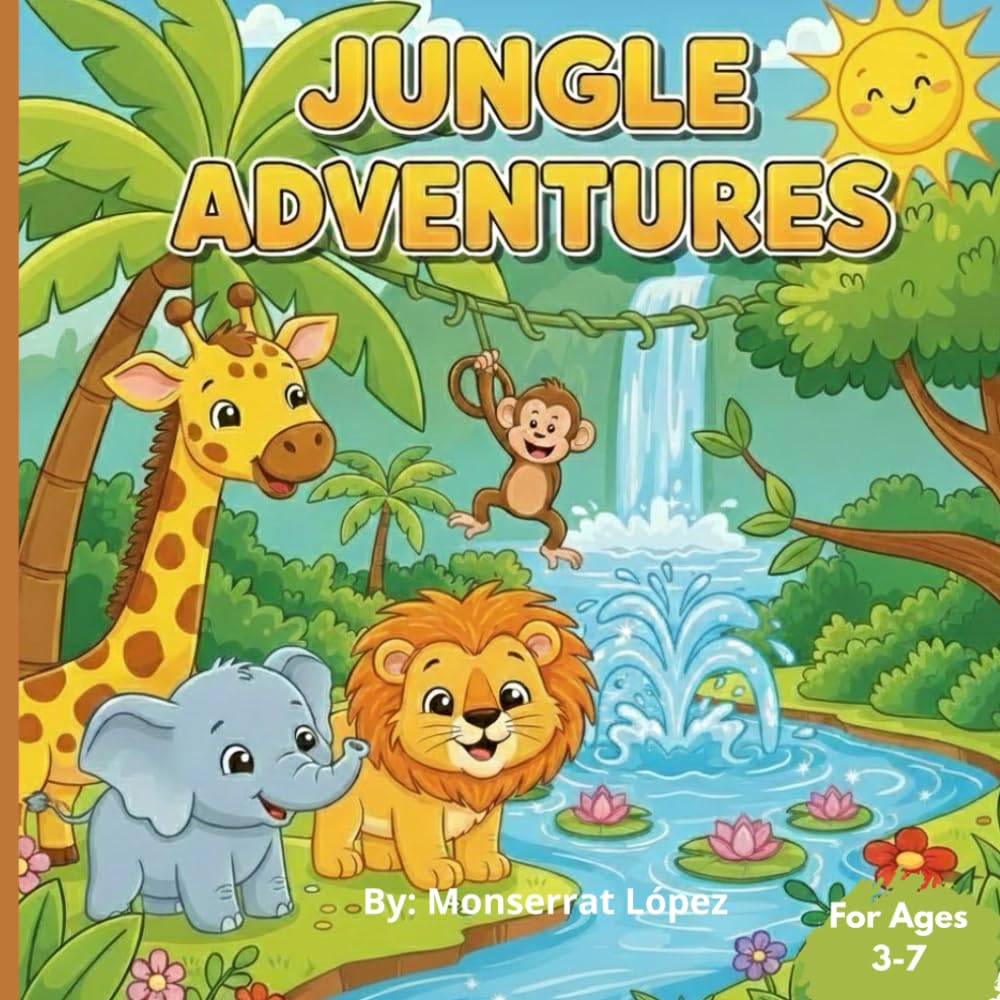Jungle Adventures, a Coloring Book for Kids