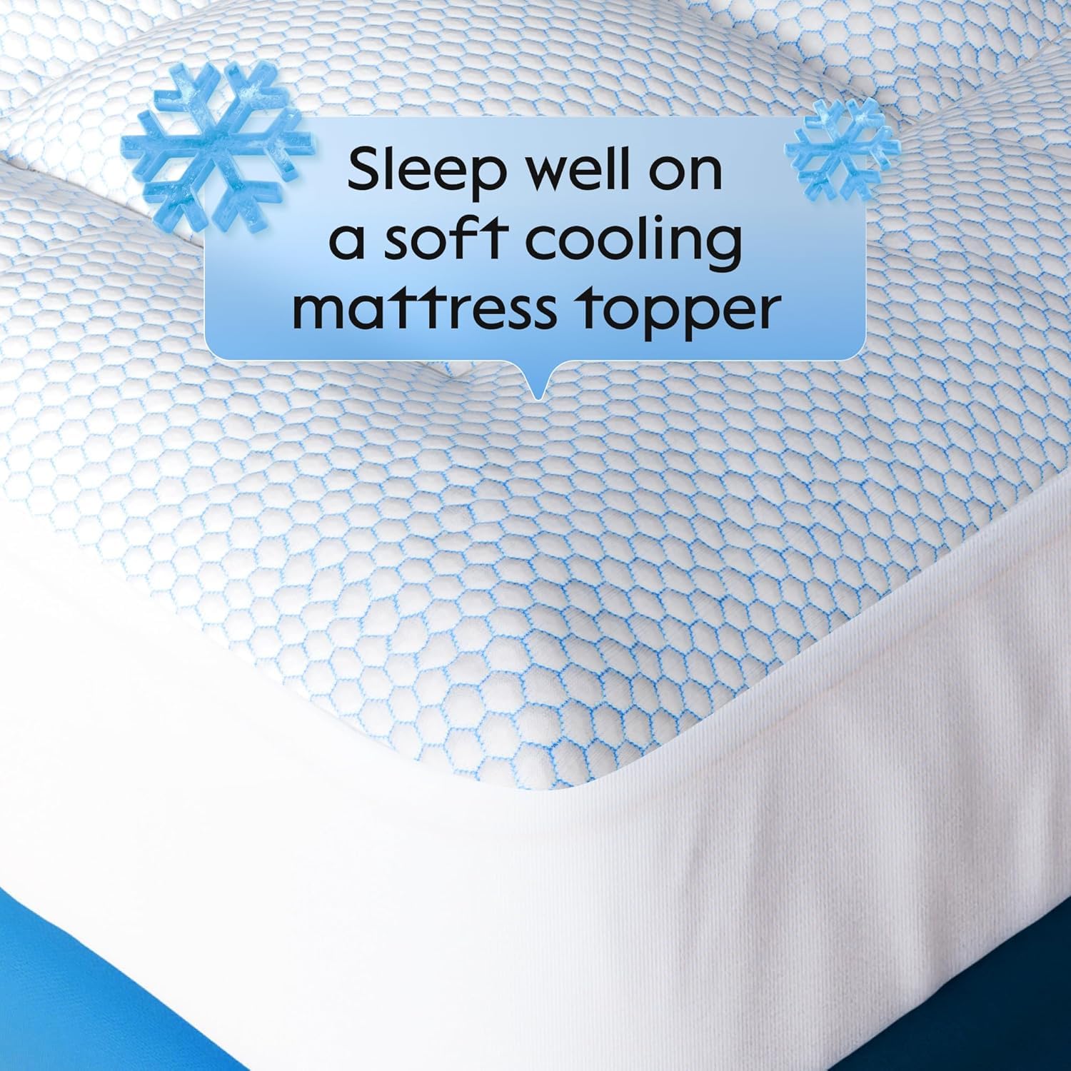Cooling Mattress Topper 160x190 cm
