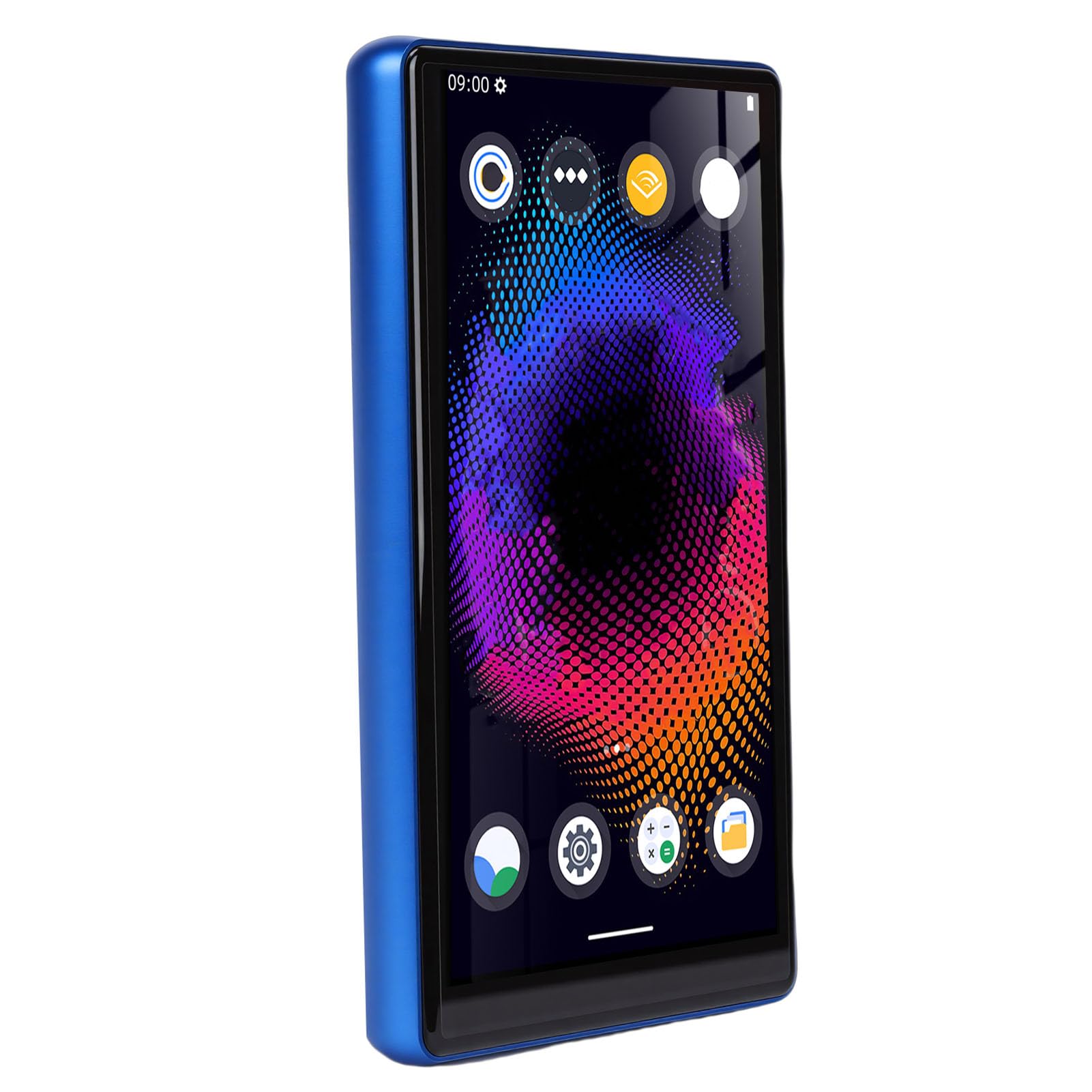 SIXRUN Lettore MP3 da 128 GB con Bluetooth WiFi, Lettore MP4 HiFi Touch Screen da 5 Pollici, 8 Core 4 GB di RAM, Batteria da 2500 MAh per Bambini Adulti Viaggi Palestra Musica Offline (BLUE)