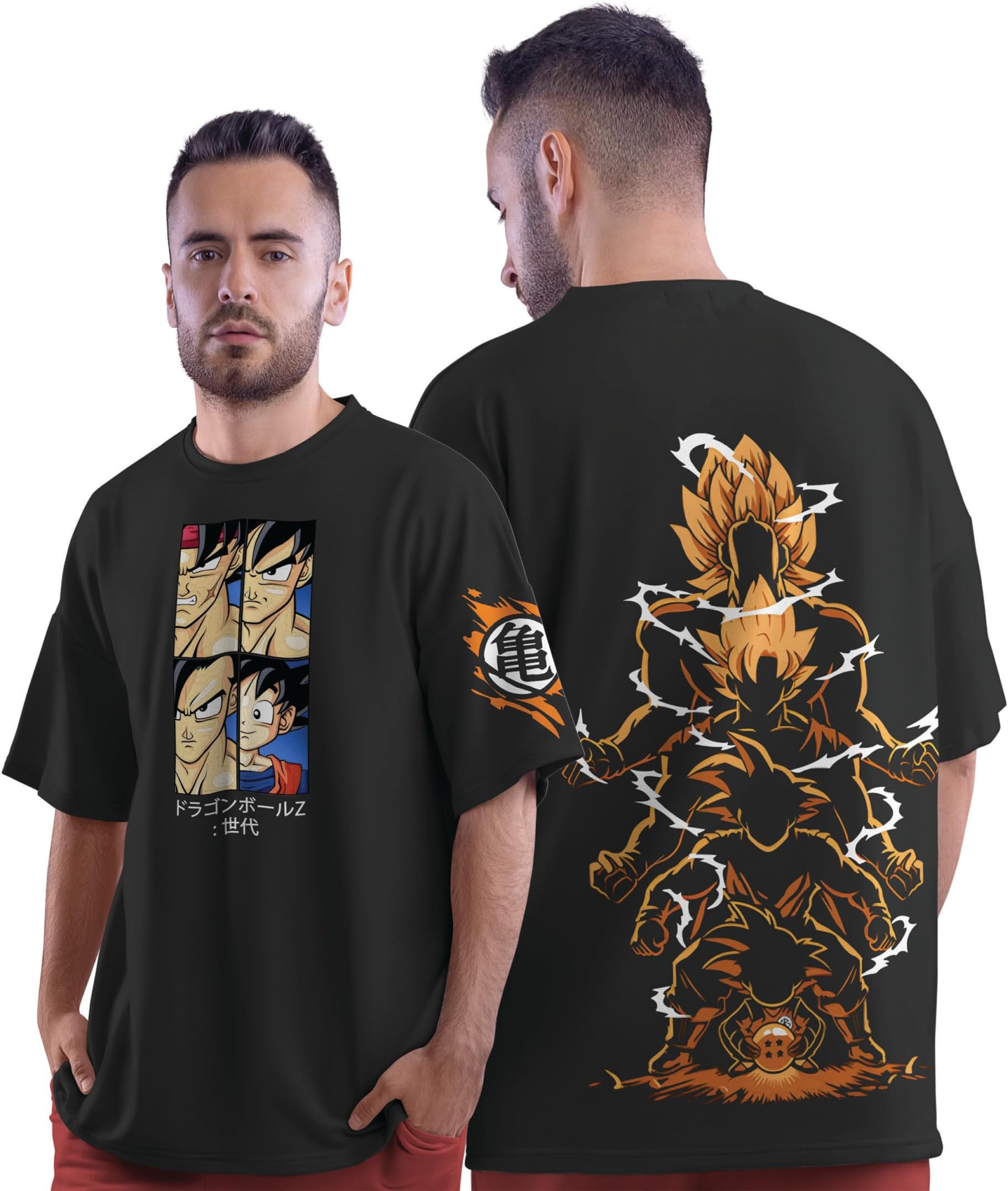 CRAZYMONKEvolution of Goku Oversized T-Shirt
