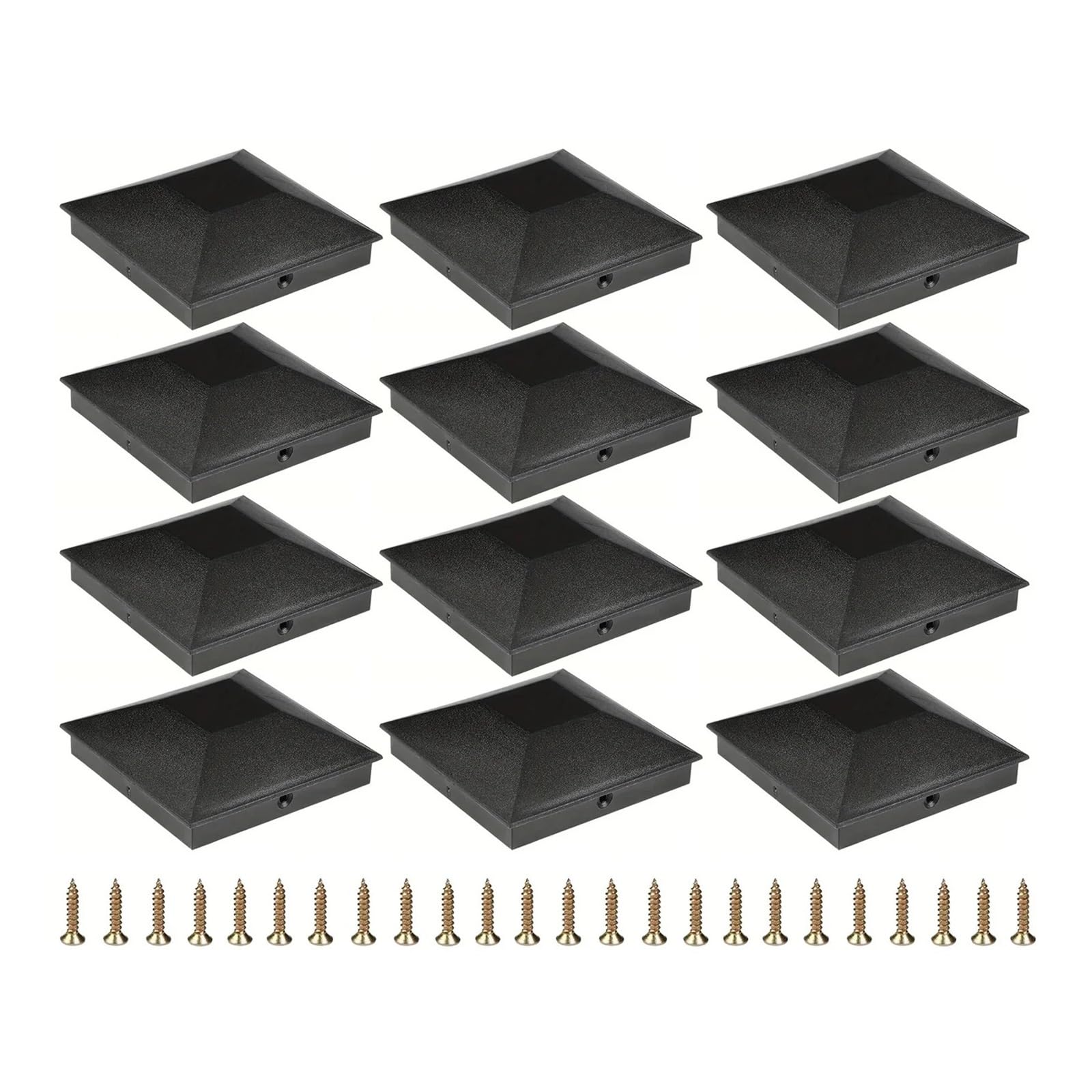 Mwahju 12Pcs 6/12 Pcs For 4X4 Wooden Posts Fence Post Covers For Fences