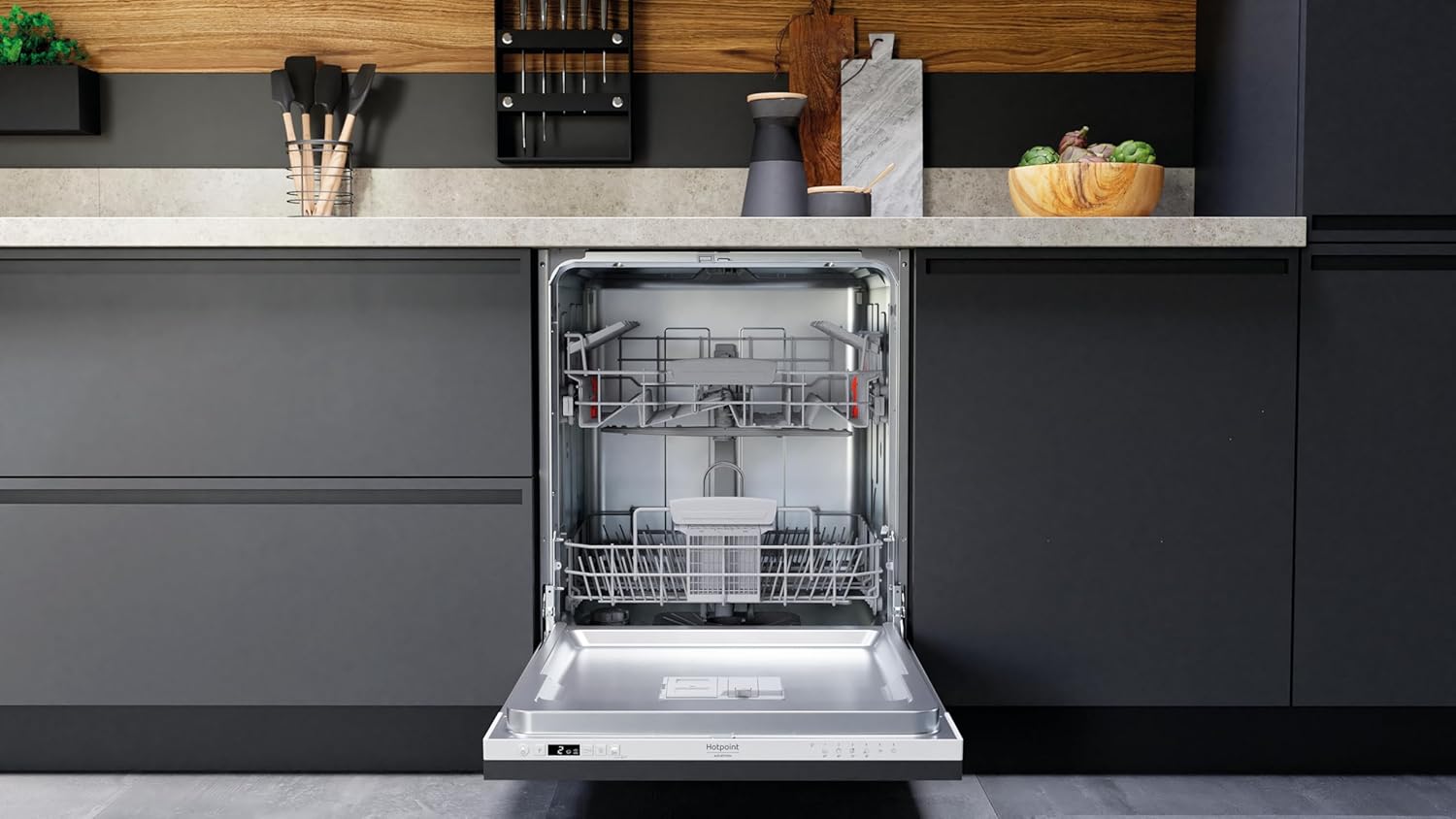 Hotpoint HIC 3B+26 lavastoviglie a incasso [Classe di efficienza energetica E]