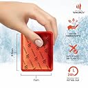 Warmzy Reusable Body Warmer Heat Pouch (Pack of 4 Large)| Self-Activated Natural Patches for 9+ Hours Warmth| Pocket Heater Body Warmers for Camping, Winter Travel & Trekking Essential for Men & Women gallery image
