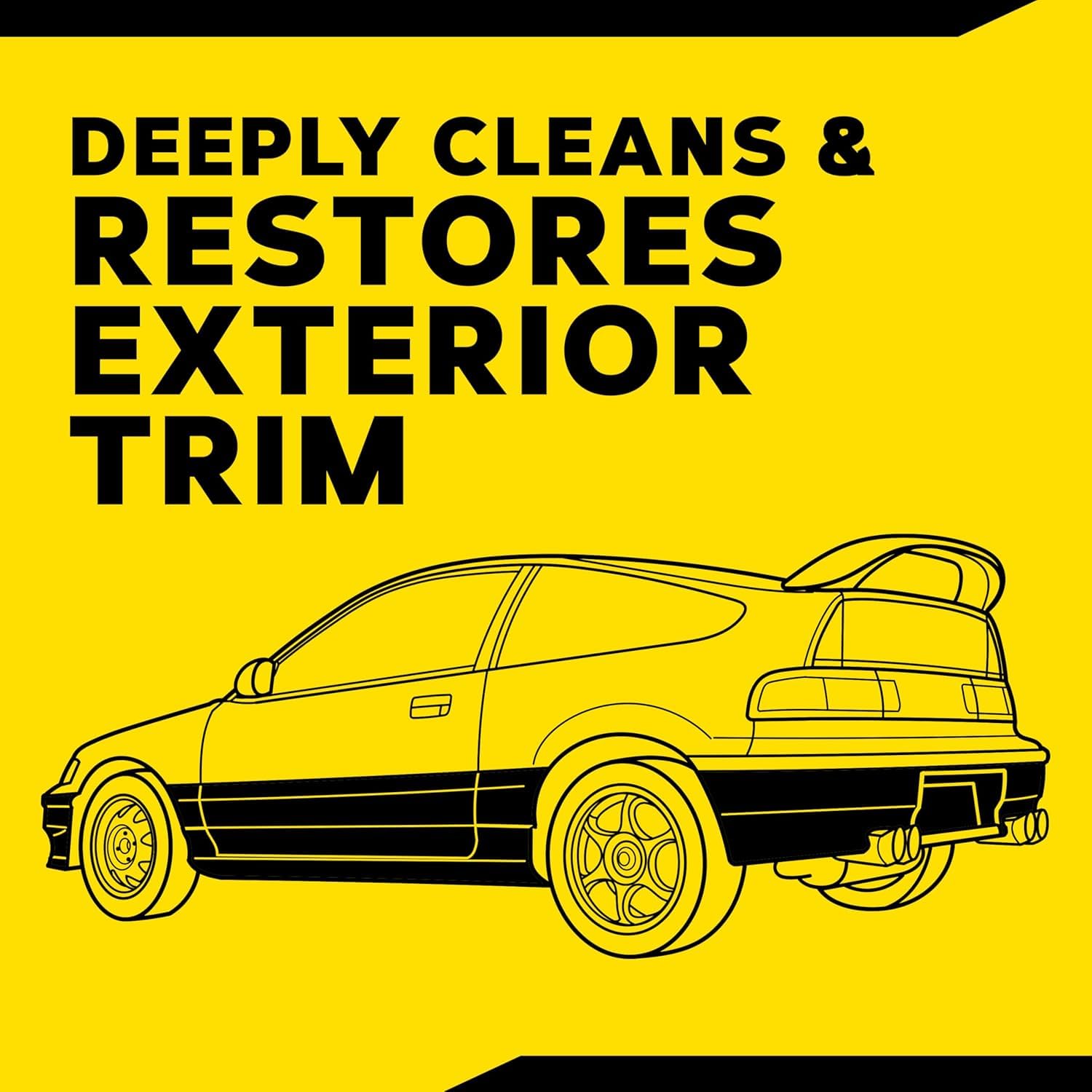Meguiar's Zestaw do renowacji wytrzymałych wykończeń – zawiera roztwór czyszczący do głębokiego czyszczenia tworzywa sztucznego, wykończenia i ochronną osłonę, która zapewnia bardzo trwałą ochronę z